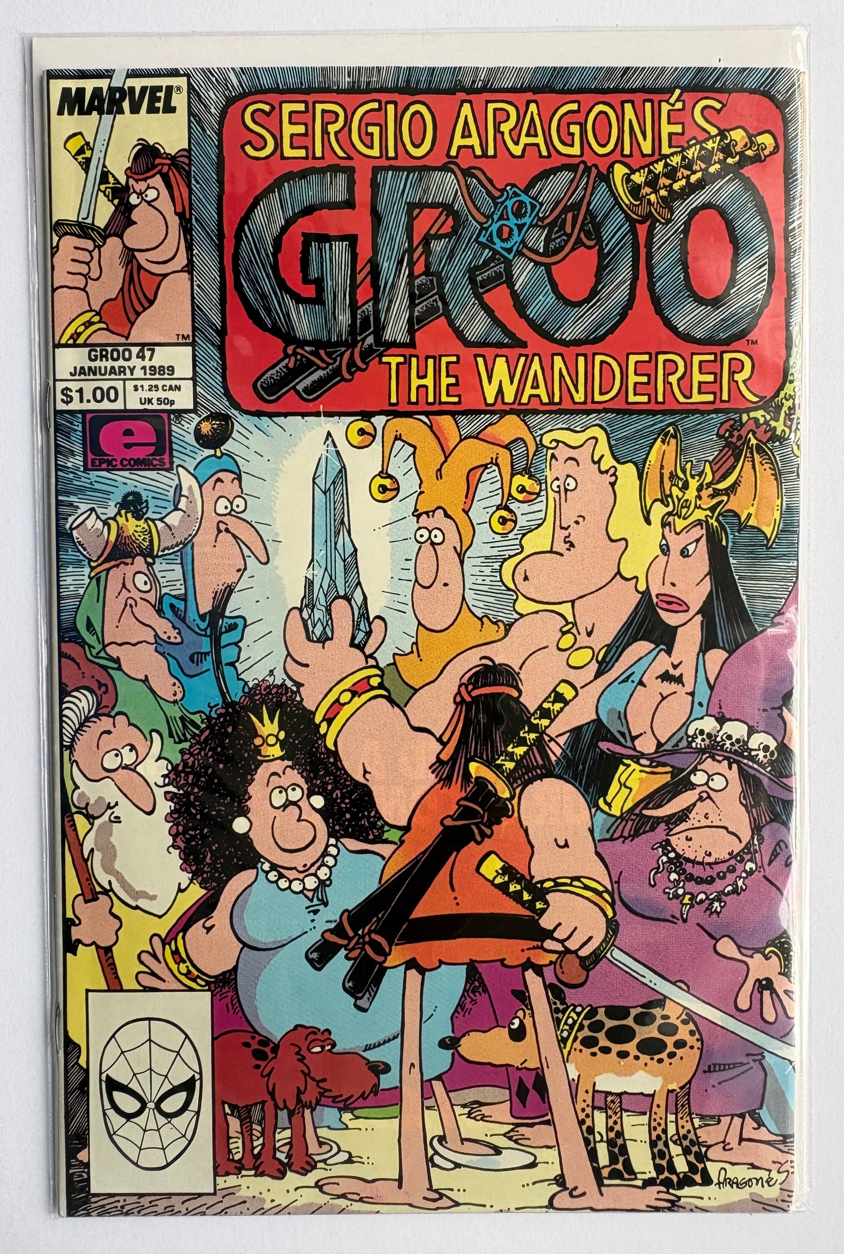 Sergio Aragones Groo the Wanderer #47 - Marvel Epic January 1989 F/VF 7.0