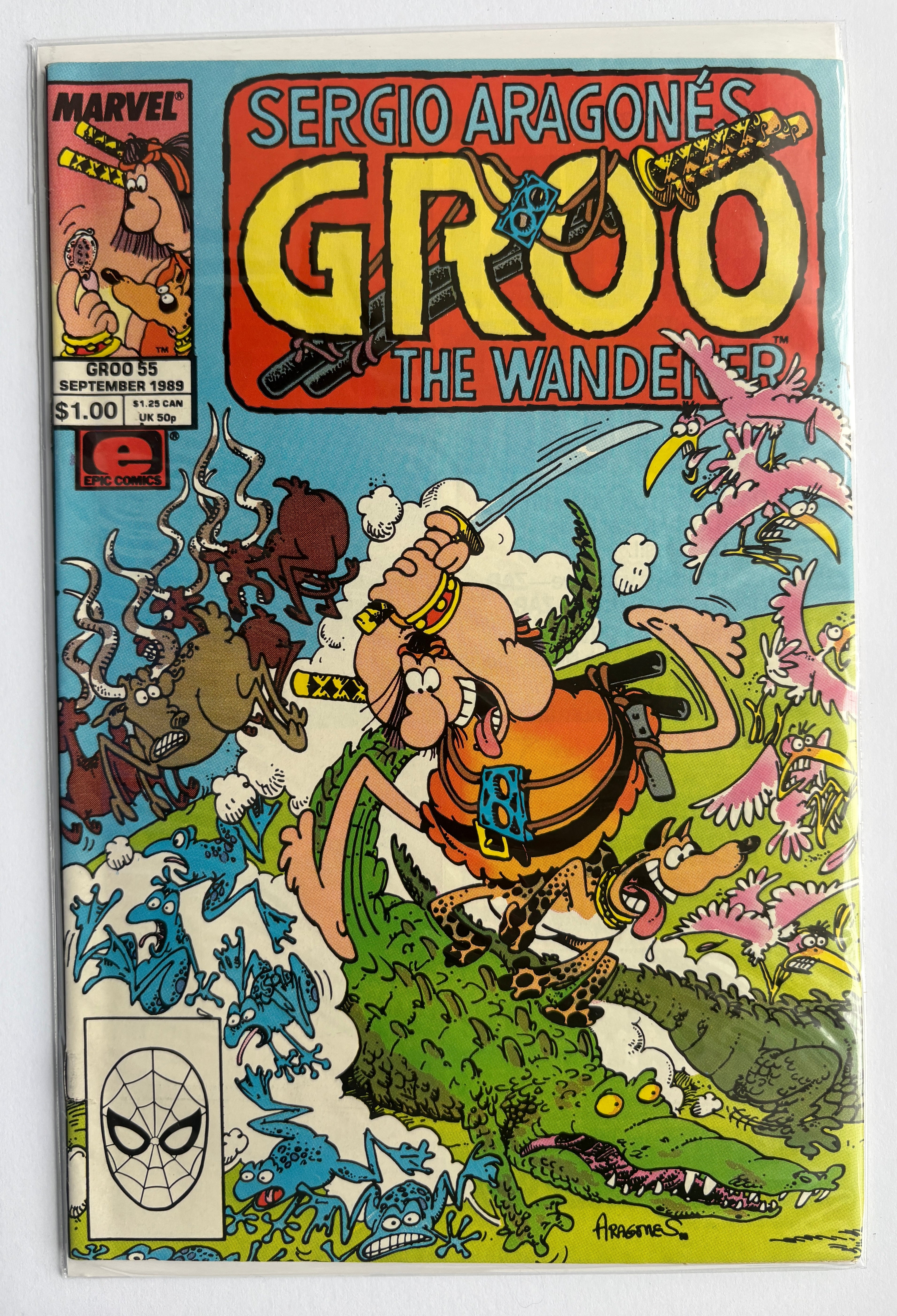 Sergio Aragones Groo the Wanderer #55 - Marvel Epic September 1989 F/VF 7.0