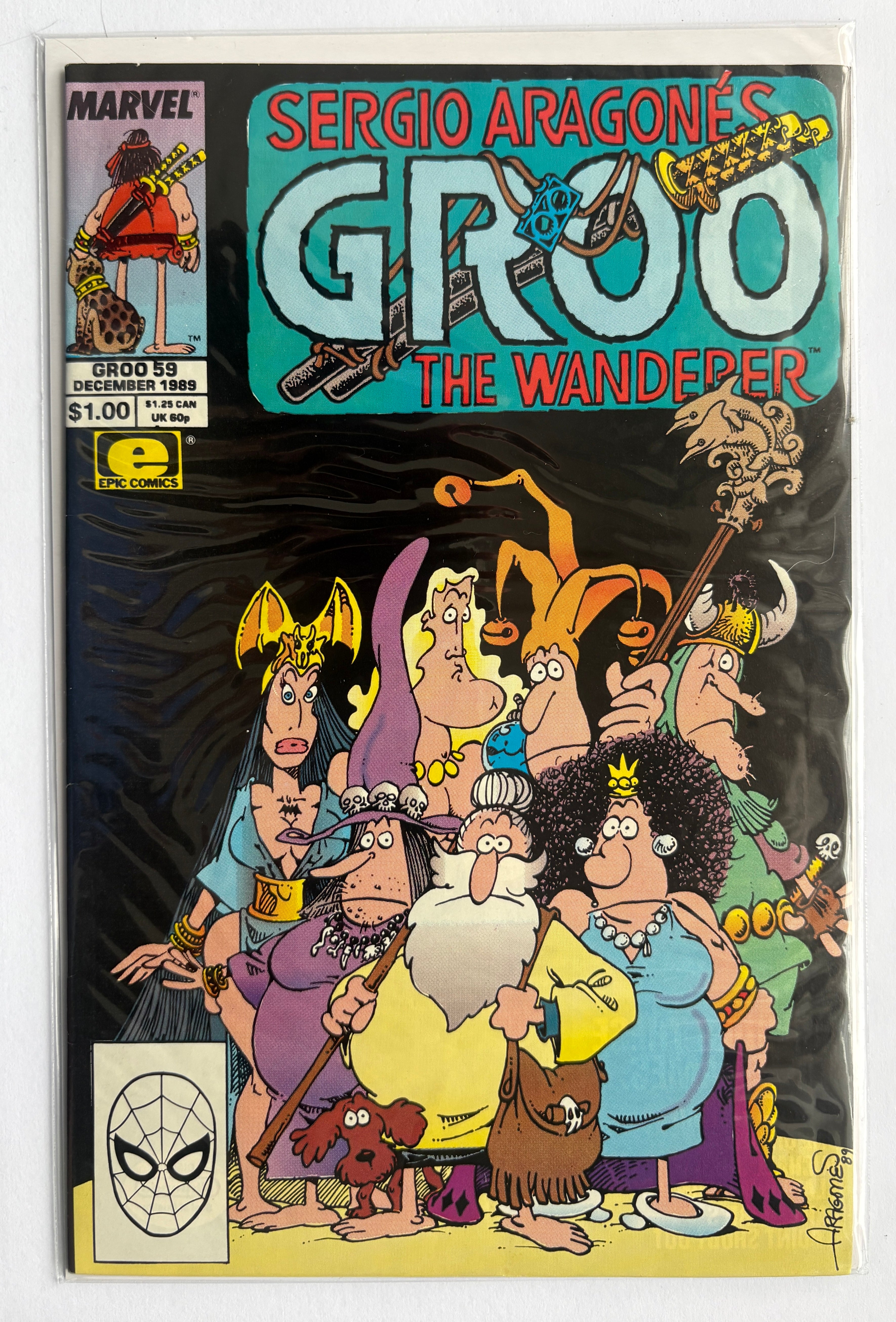 Sergio Aragones Groo the Wanderer #59 - Marvel Epic December 1989 F/VF 7.0