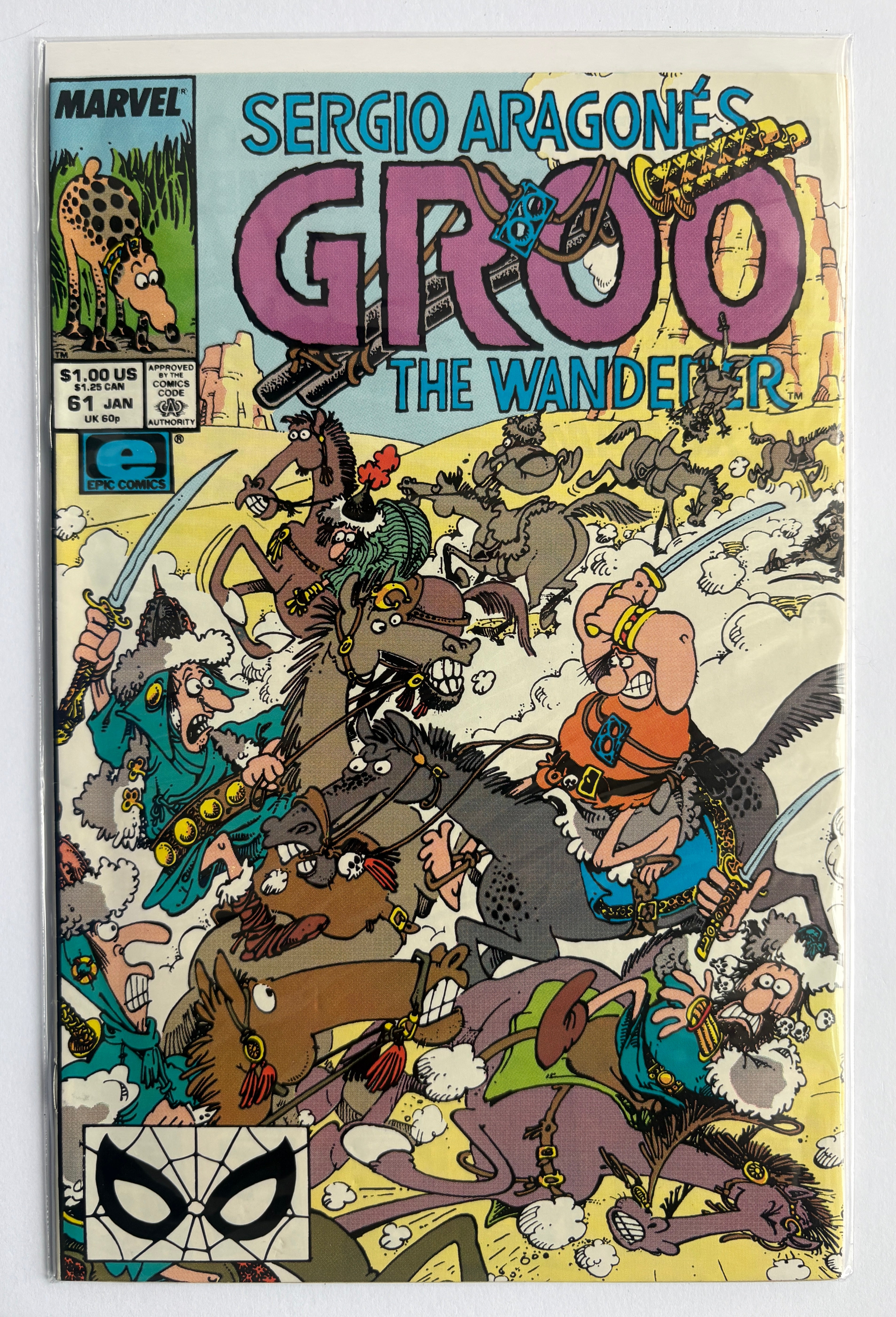 Sergio Aragones Groo the Wanderer #61 - Marvel Epic January 1990 F/VF 7.0