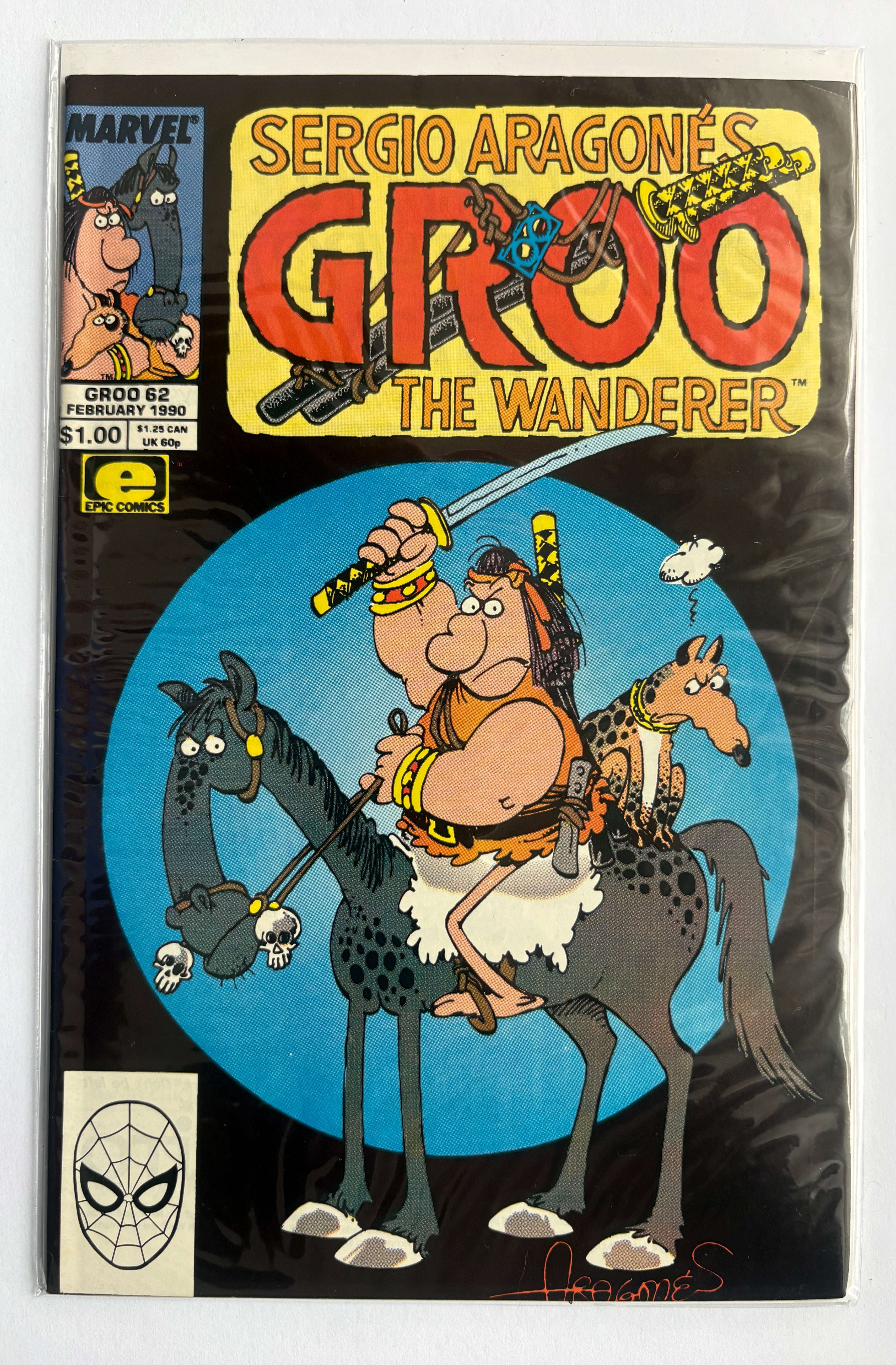 Sergio Aragones Groo the Wanderer #62 - Marvel Epic February 1990 F/VF 7.0