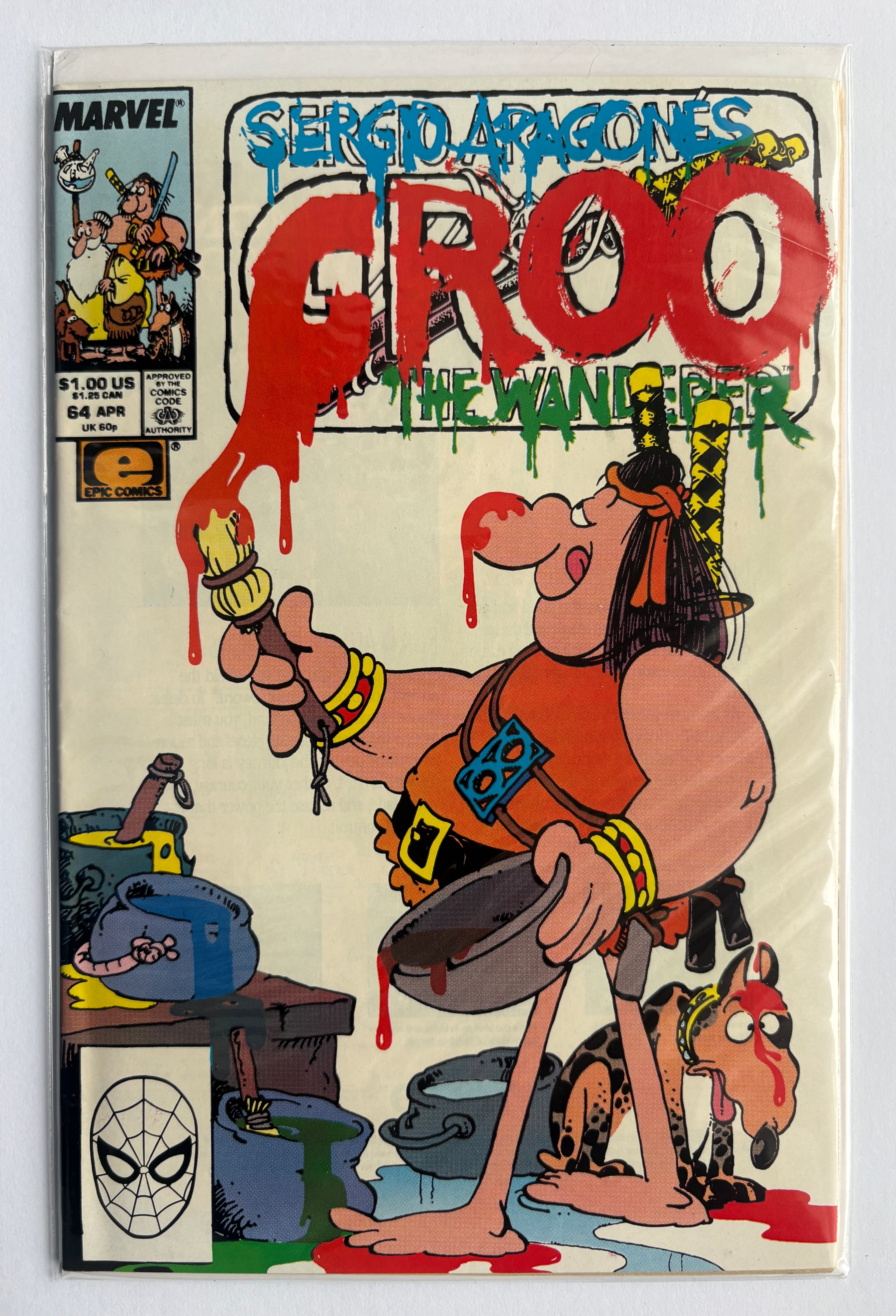 Sergio Aragones Groo the Wanderer #64 - Marvel Epic April 1990 F/VF 7.0
