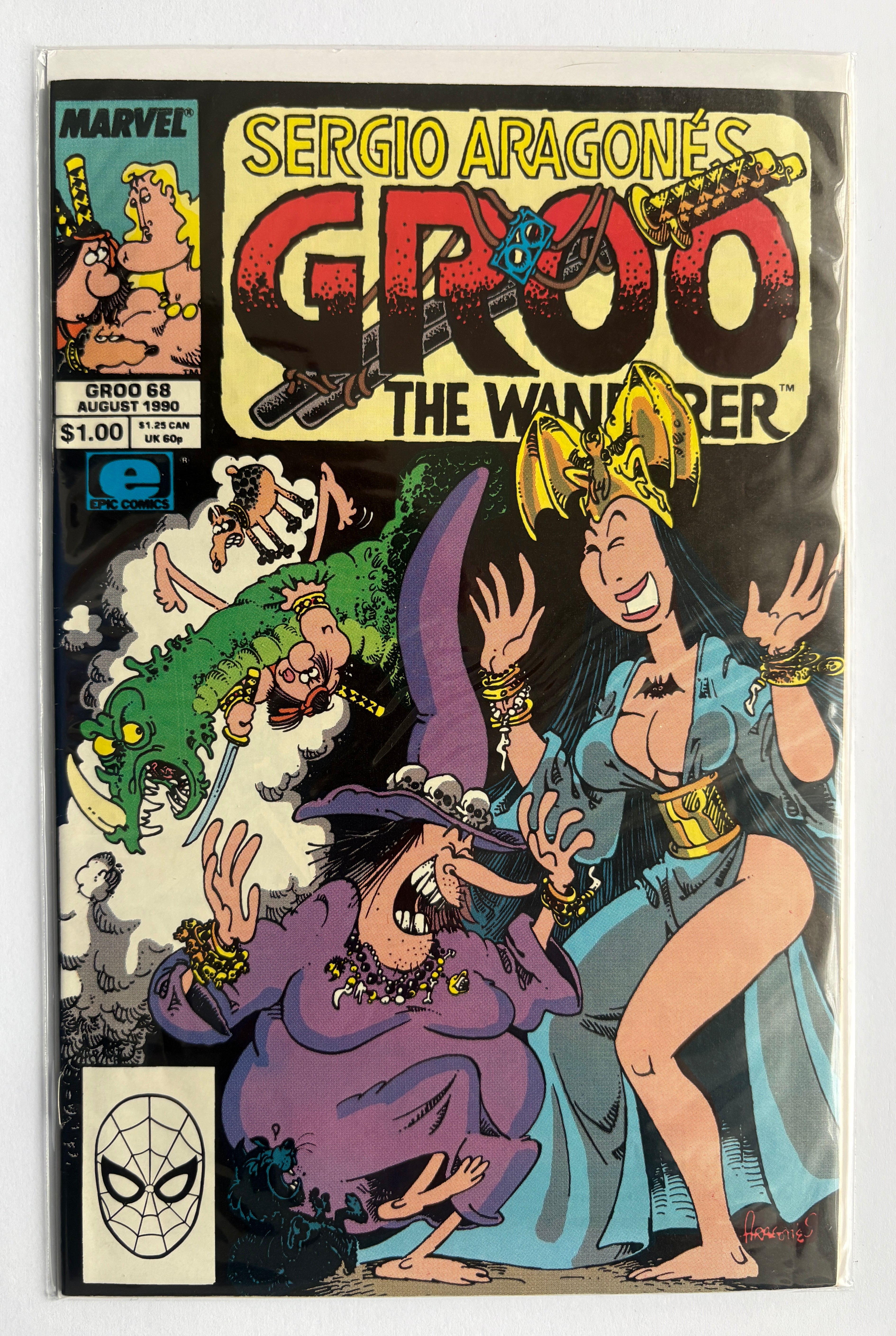 Sergio Aragones Groo the Wanderer #68 - Marvel Epic August 1990 F/VF 7.0
