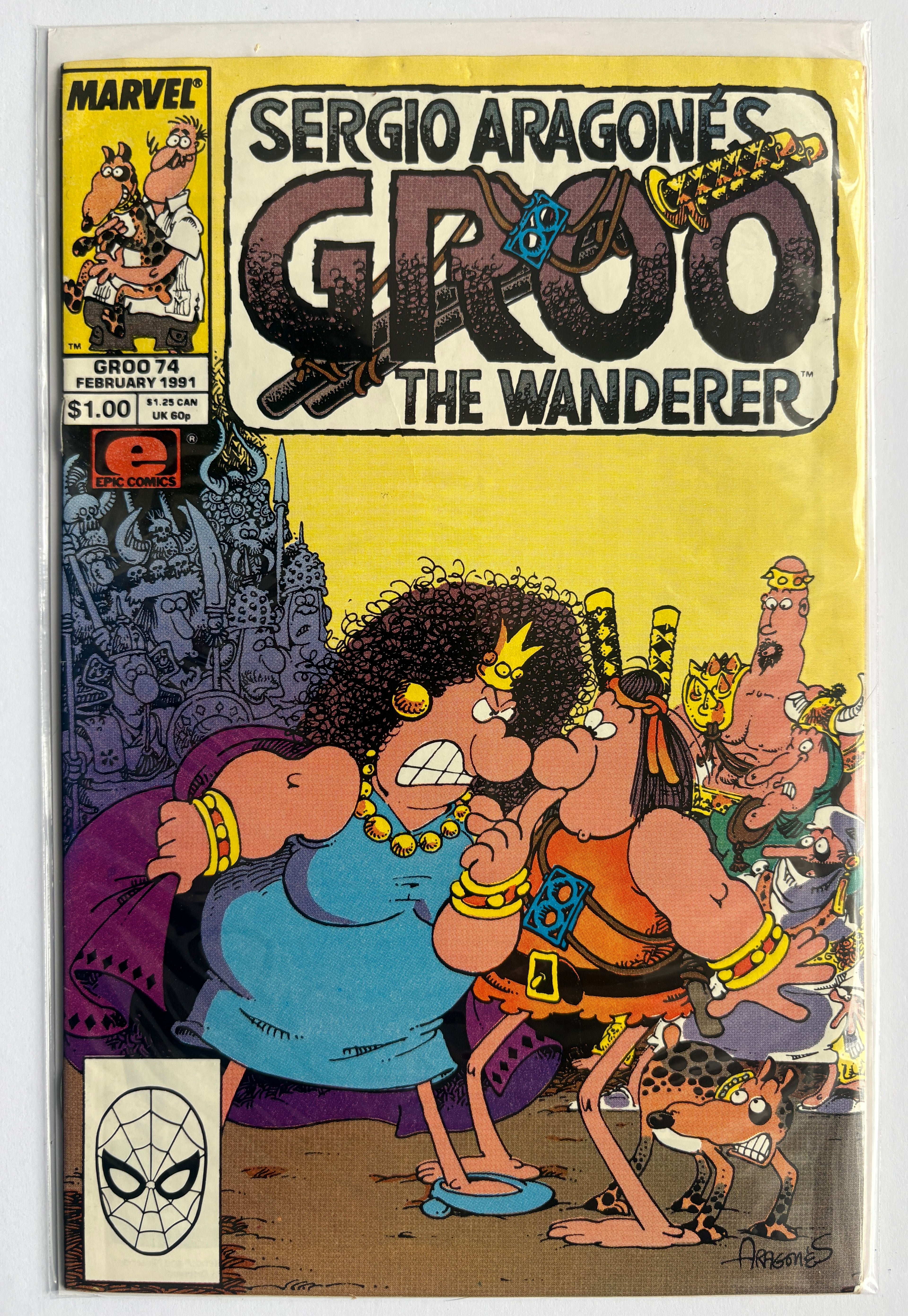 Sergio Aragones Groo the Wanderer #74 - Marvel Epic February 1991 F/VF 7.0