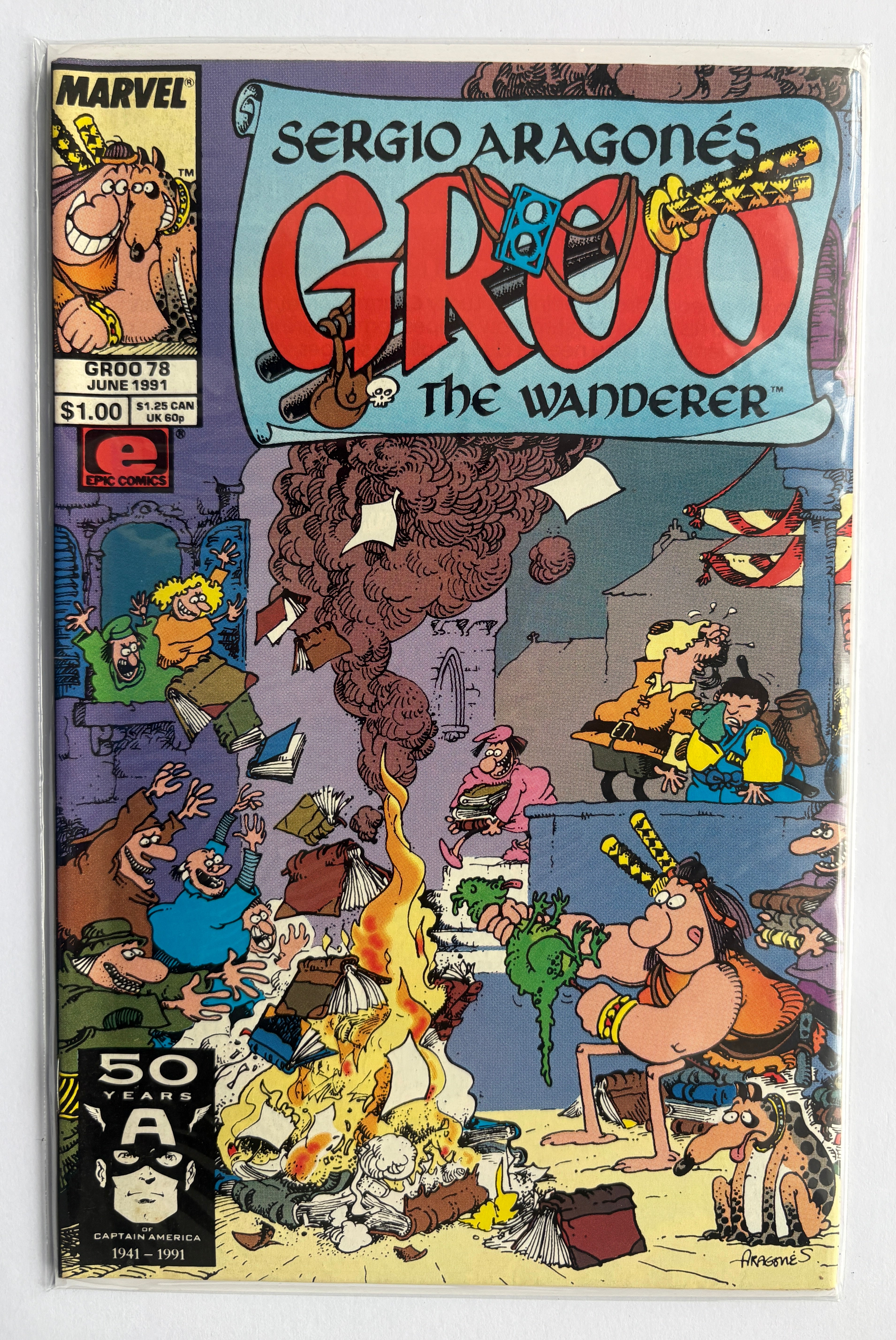 Sergio Aragones Groo the Wanderer #78 - Marvel Epic June 1991 F/VF 7.0
