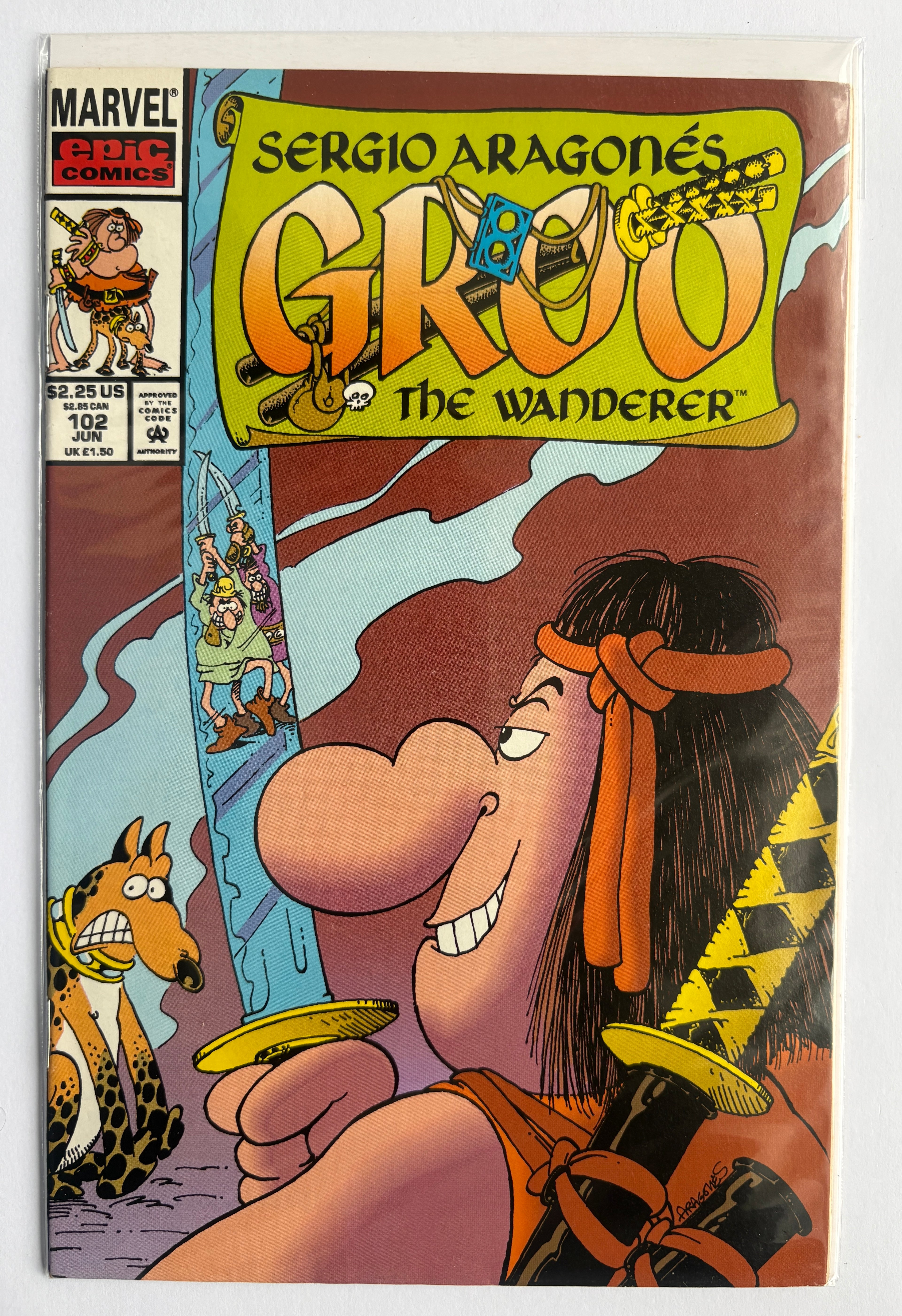 Sergio Aragones Groo the Wanderer #102 - Marvel Epic June 1993 VF 8.0