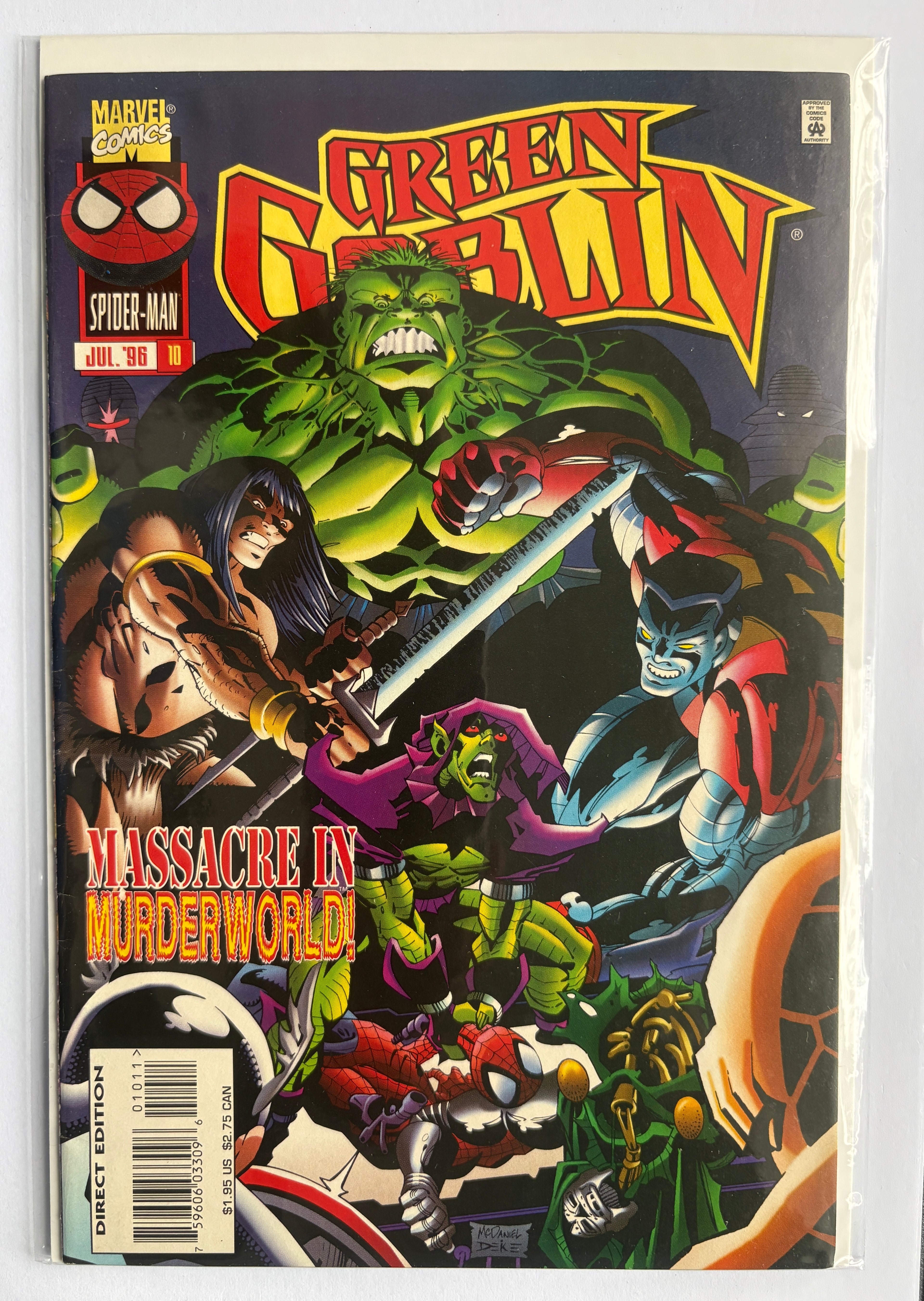 Green Goblin #10 - 1st Printing - Spider-Man - Marvel July 1996 F/VF 7.0