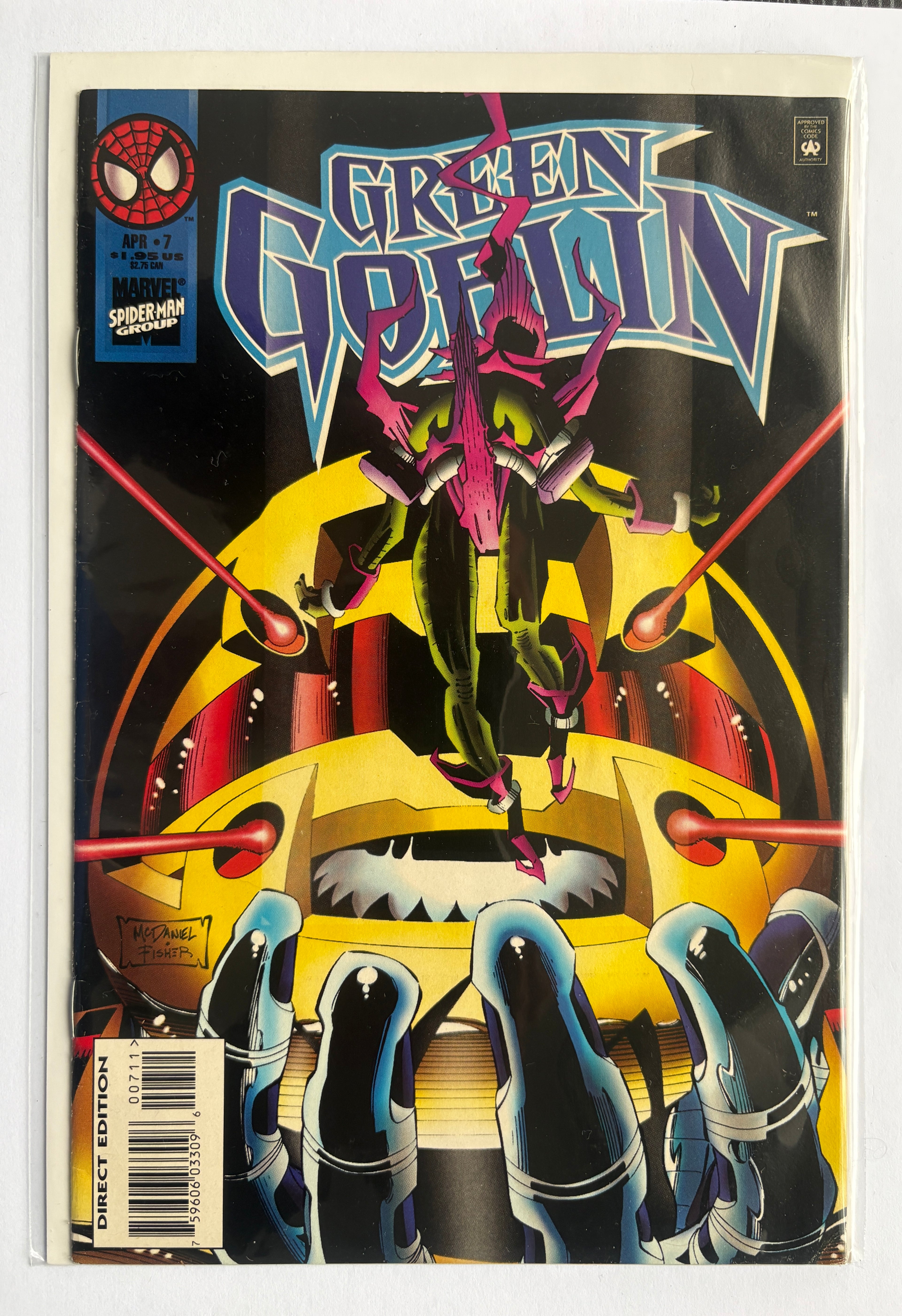 Green Goblin #7 - 1st Printing - Spider-Man - Marvel April 1996 FN+ 6.5