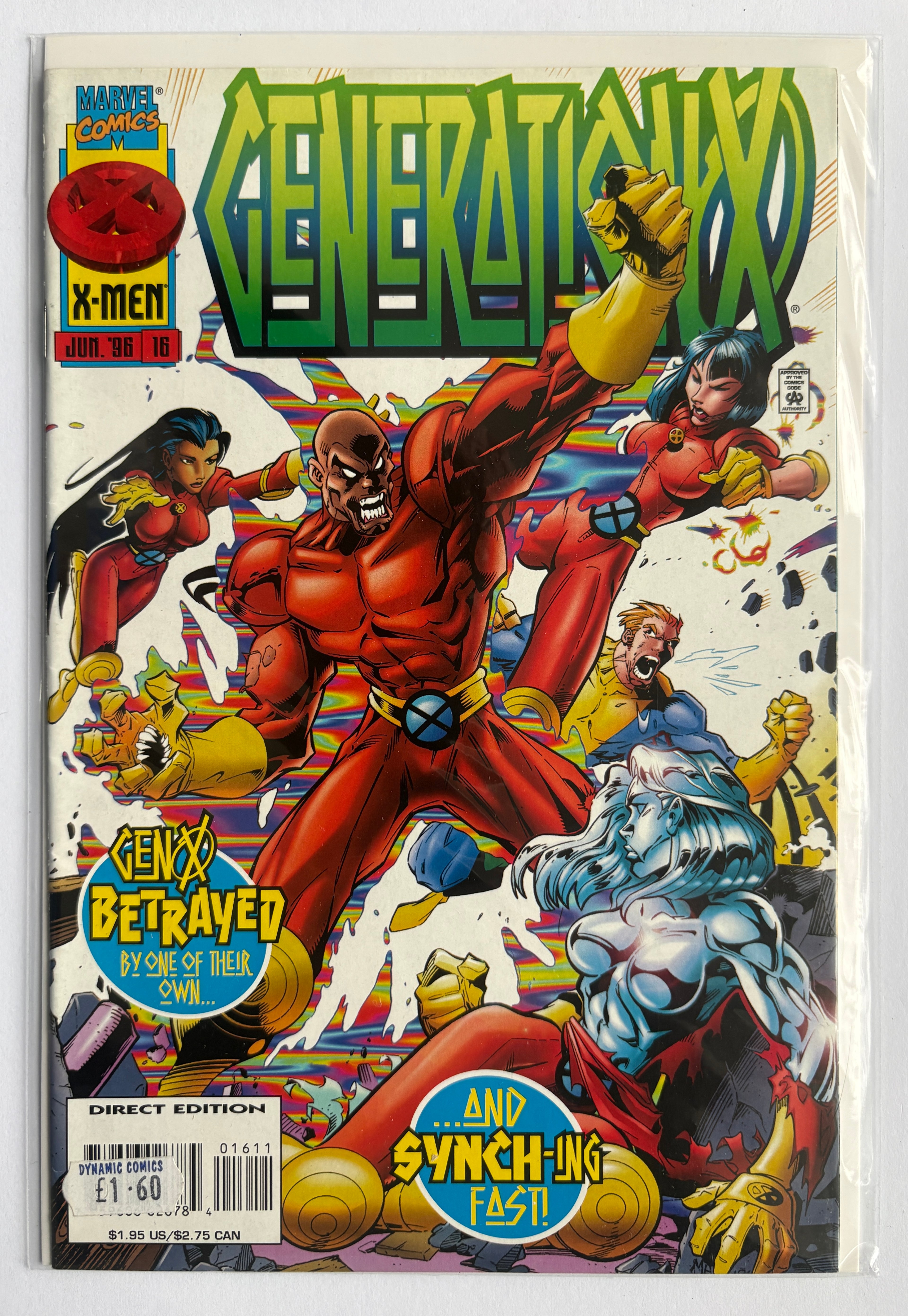 Generation X #16 - 1st Printing Marvel Comics June 1996 F/VF 7.0