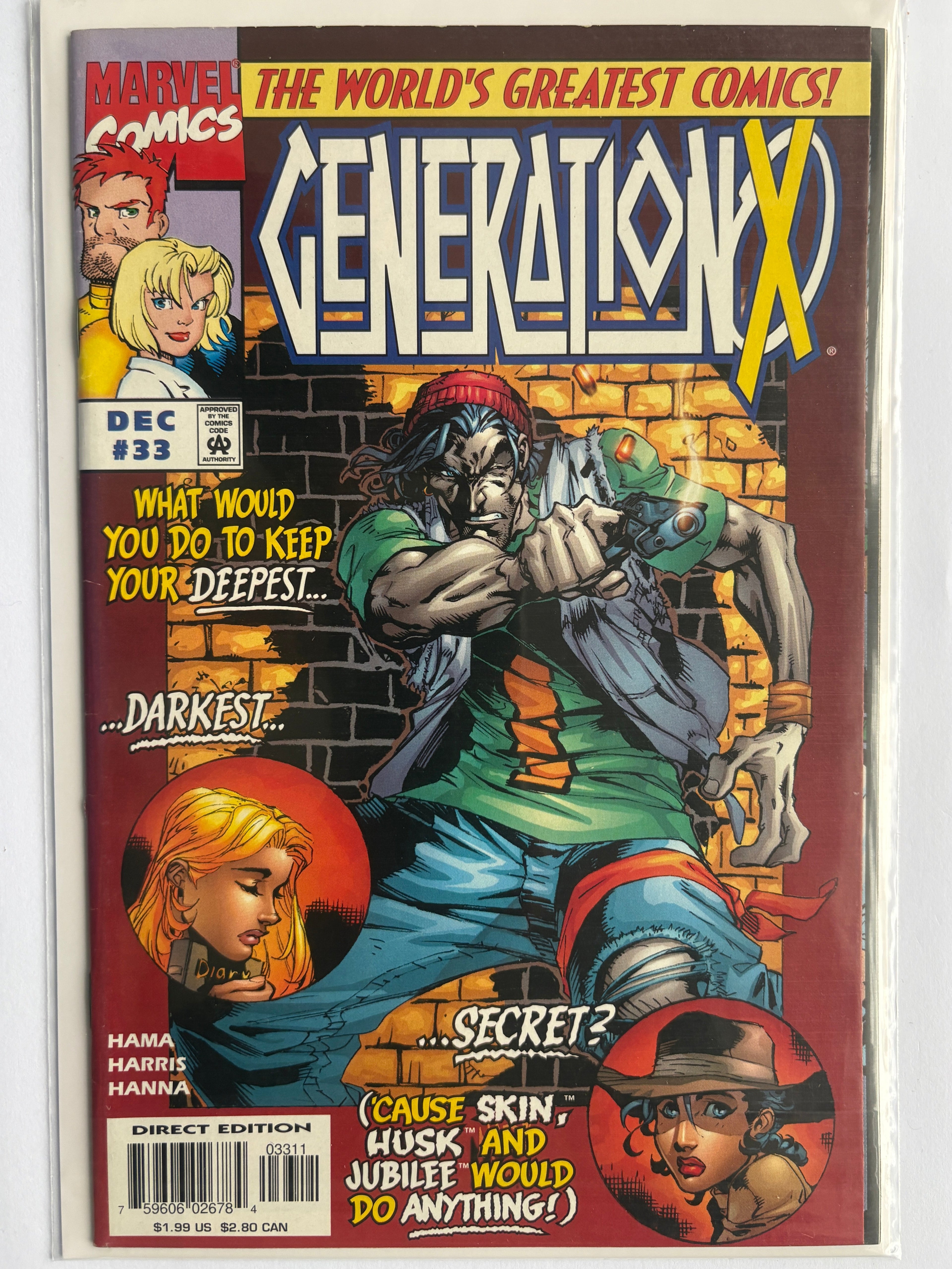Generation X #33 - 1st Printing - Marvel Comics December 1997 F/VF 7.0