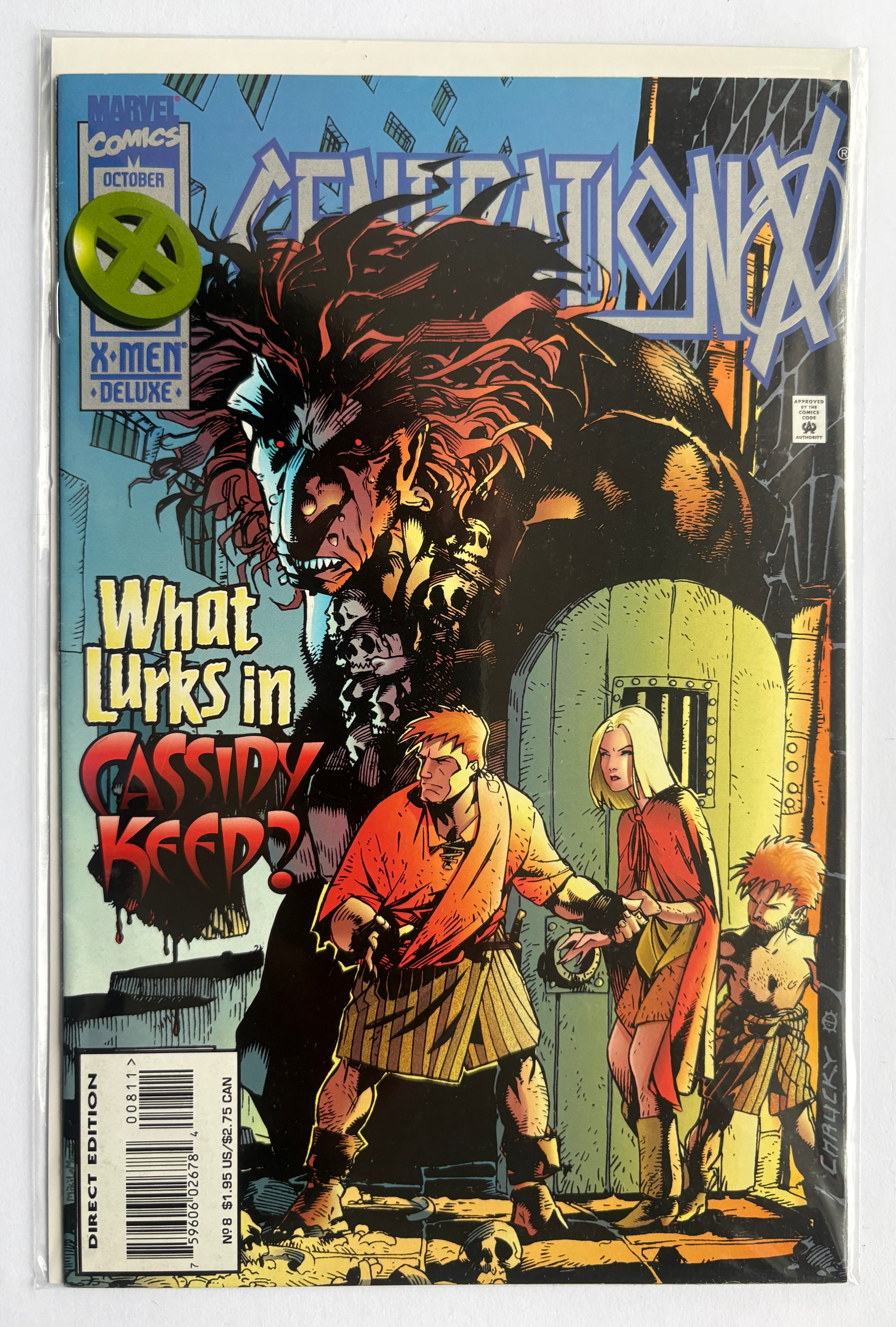 Generation X #8 - 1st Printing - Marvel Comics October 1995 VF- 7.5
