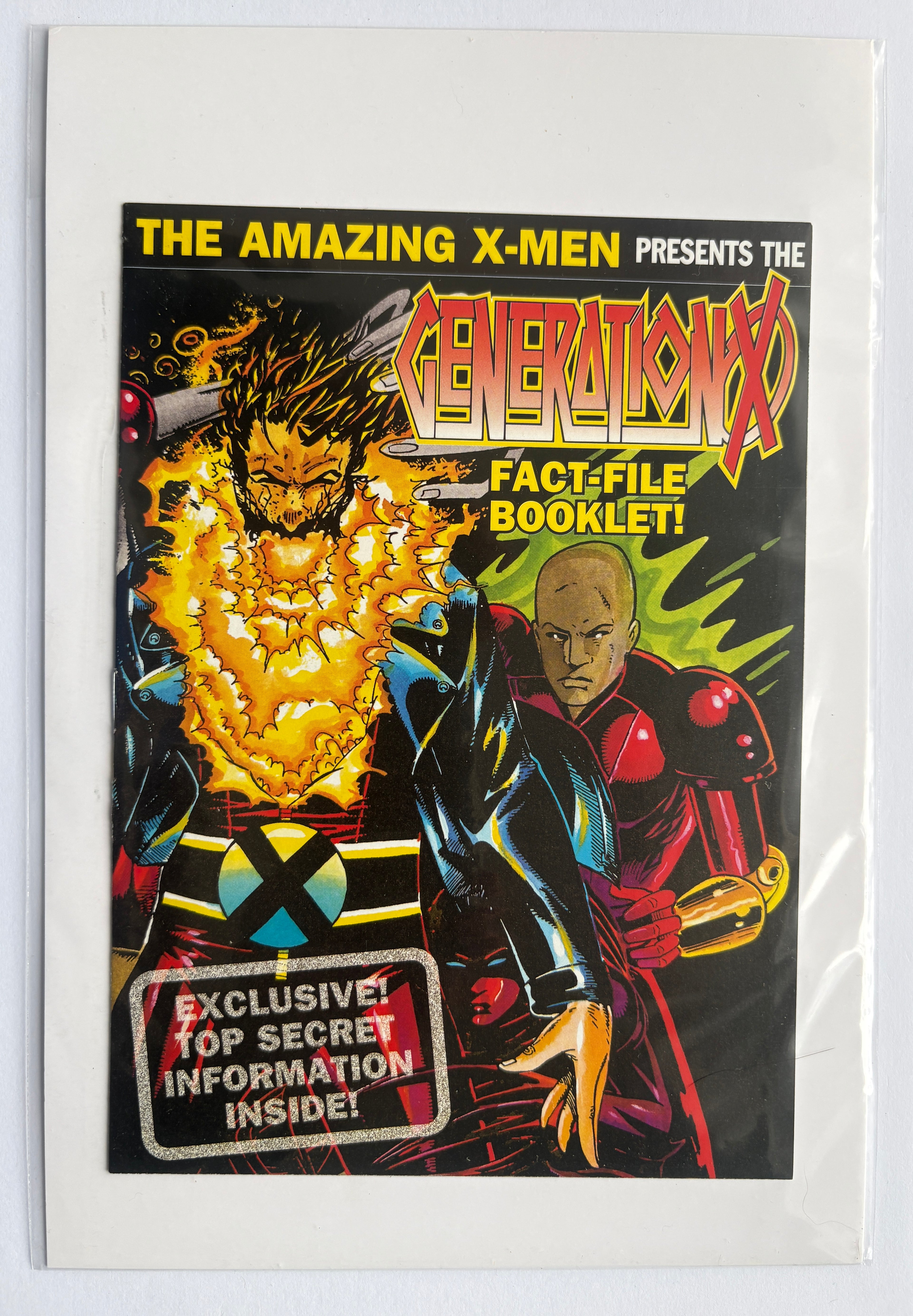 The Amazing X-Men Presents the Generation X Fact-File Booklet - Marvel F/VF 7.0
