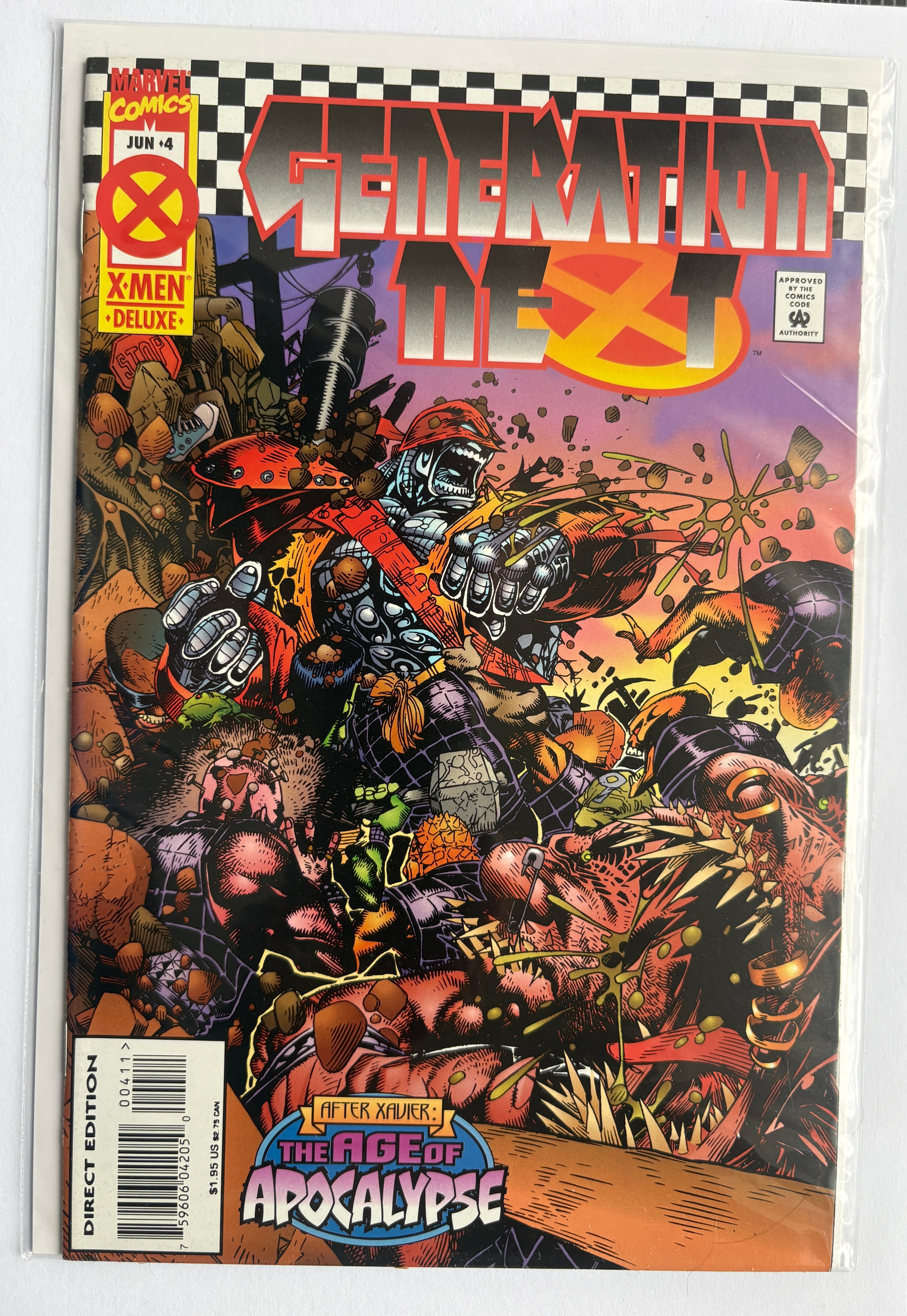 Generation NeXt #4 - The Age of Apocalypse - Marvel Comics June 1995 VF 8.0