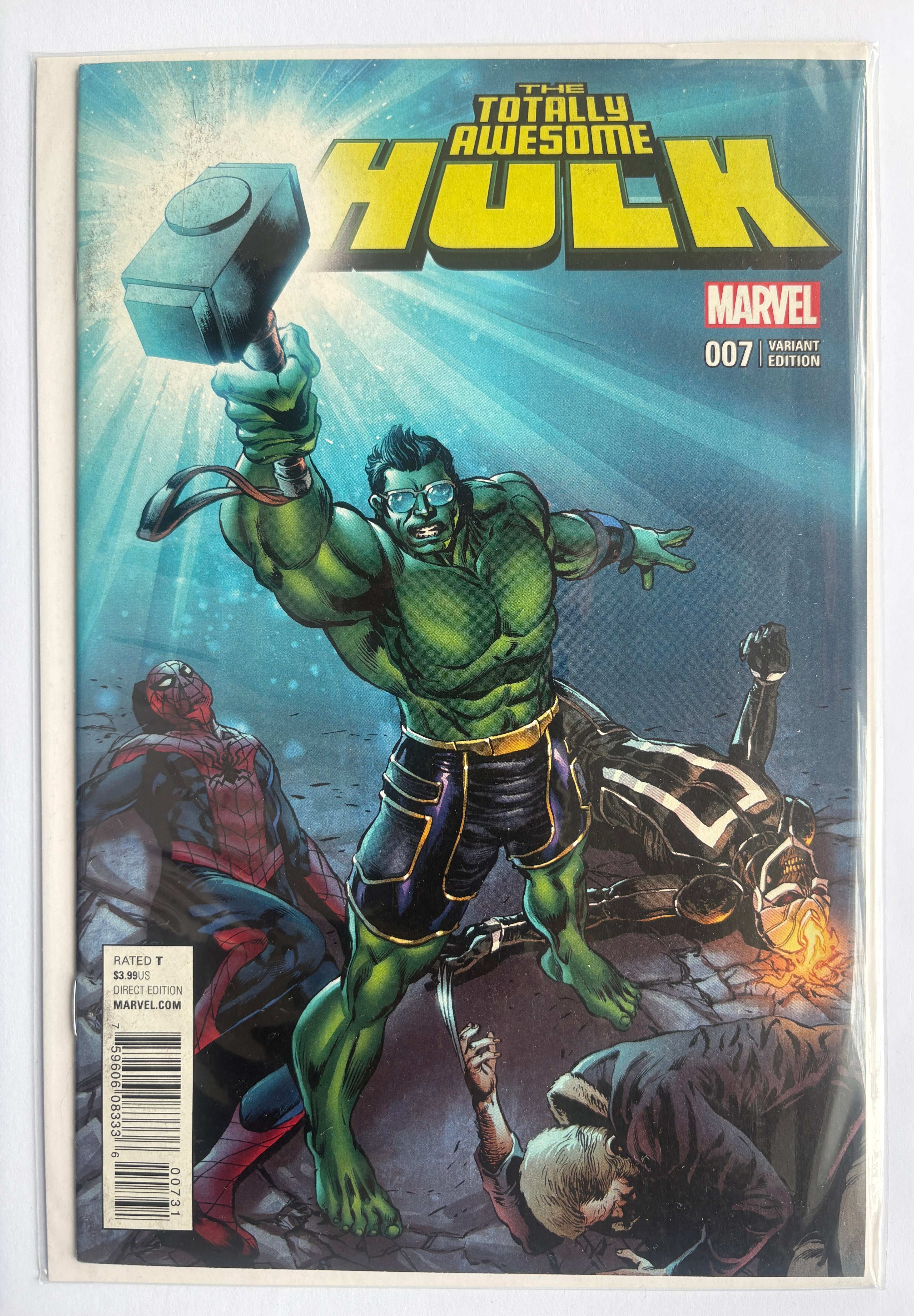 The Totally Awesome Hulk #7 1st printing - Marvel Comics - August 2016 VF+ 8.5