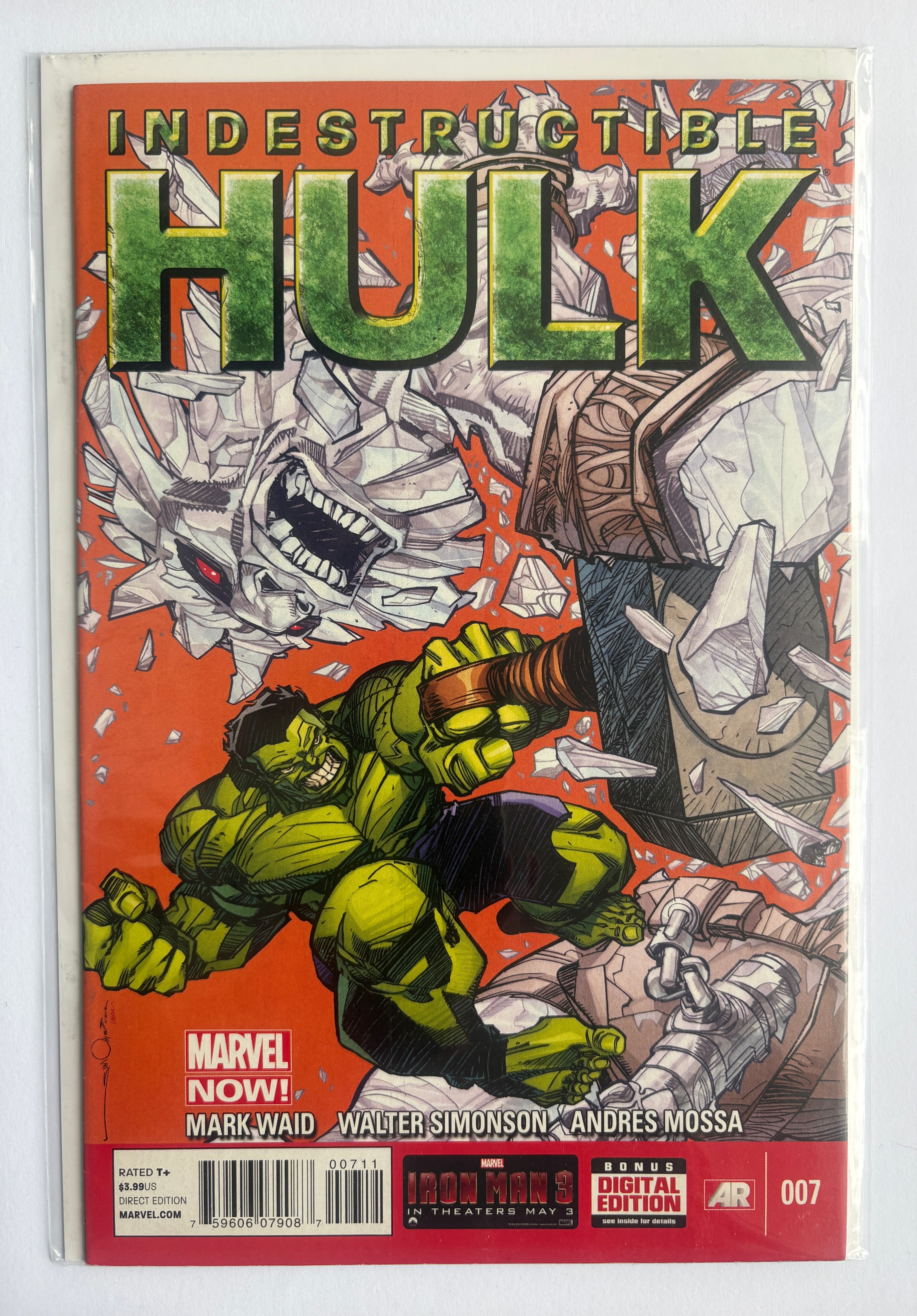 Indestructable Hulk #7 -  Marvel Comics July 2013 VF- 7.5