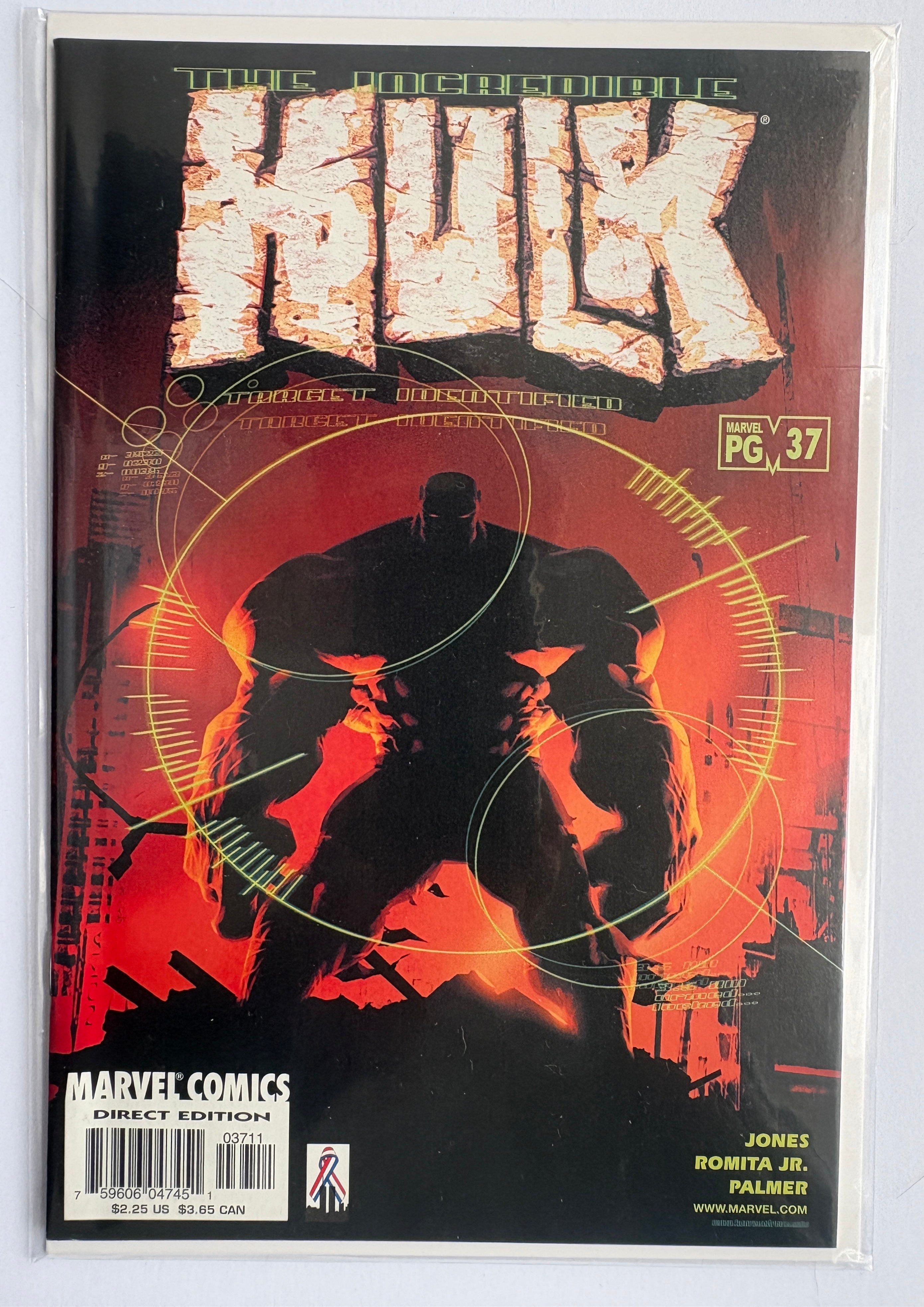 The Incredible Hulk #37 - Marvel Comics April 2002 VF/NM 9.0