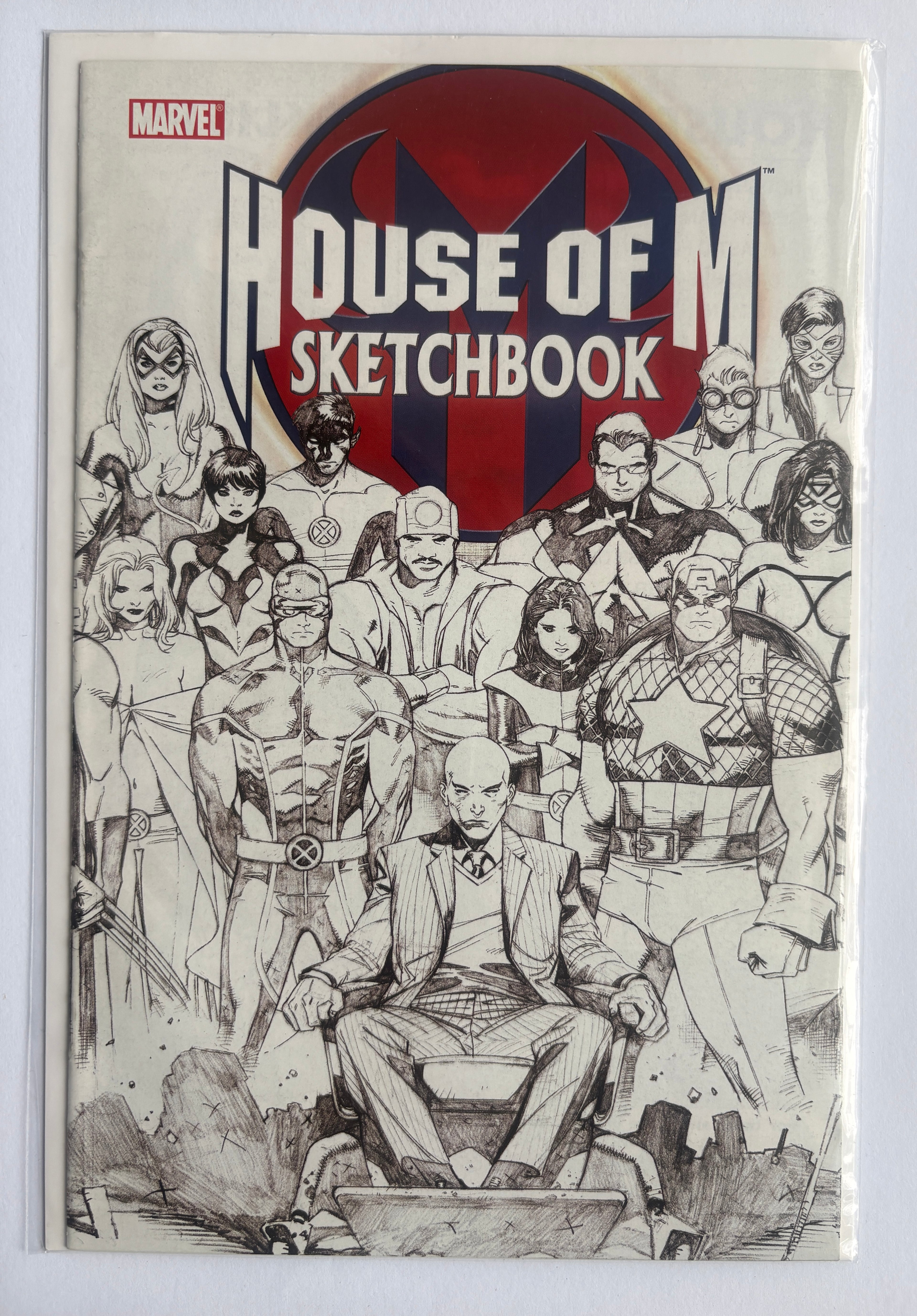 House of M Sketchbook #1 - 1st Printing Marvel Comics June 2005 VF 8.0