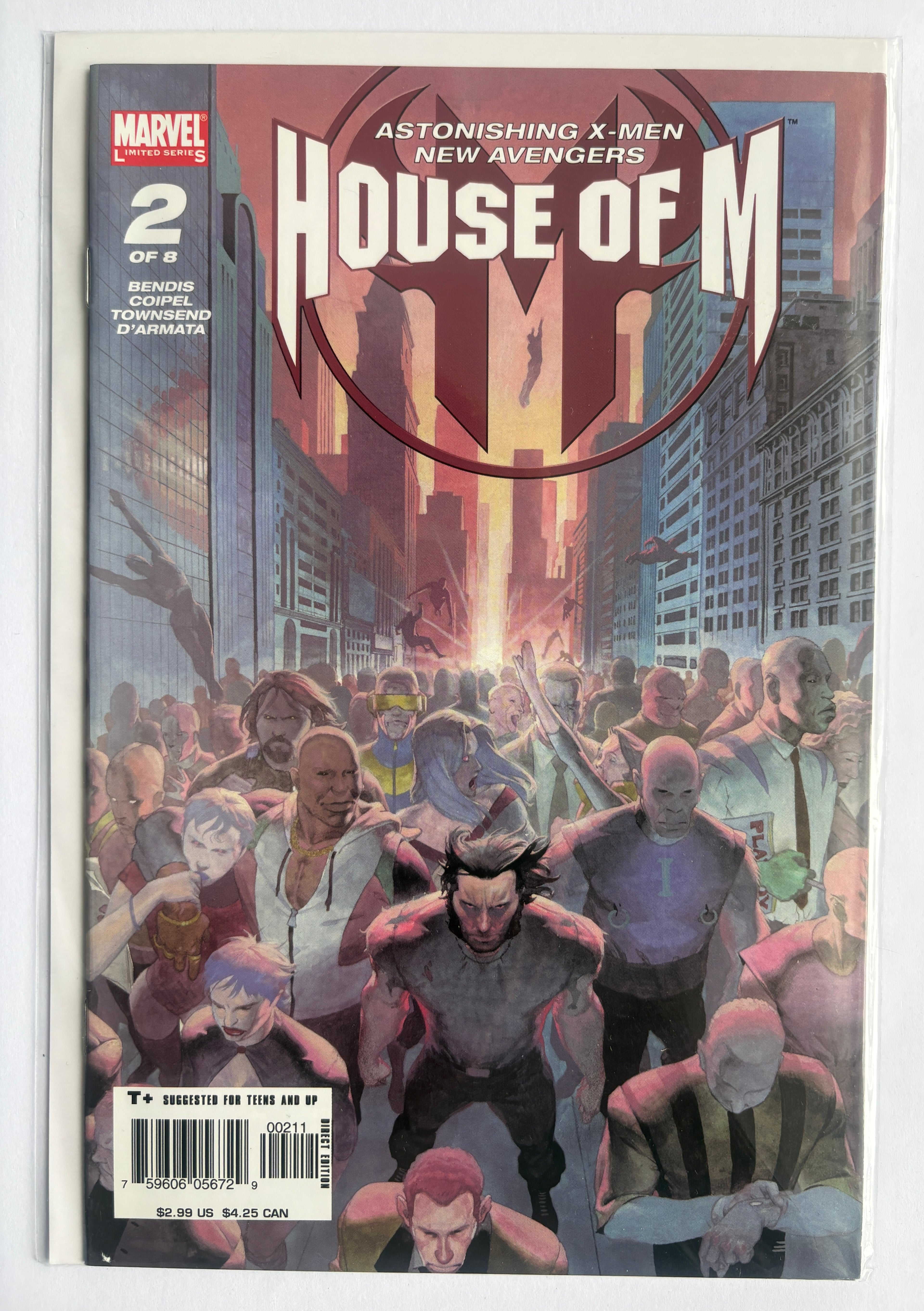 House of M #2 - 1st Printing Marvel Comics August 2005 VF+ 8.5