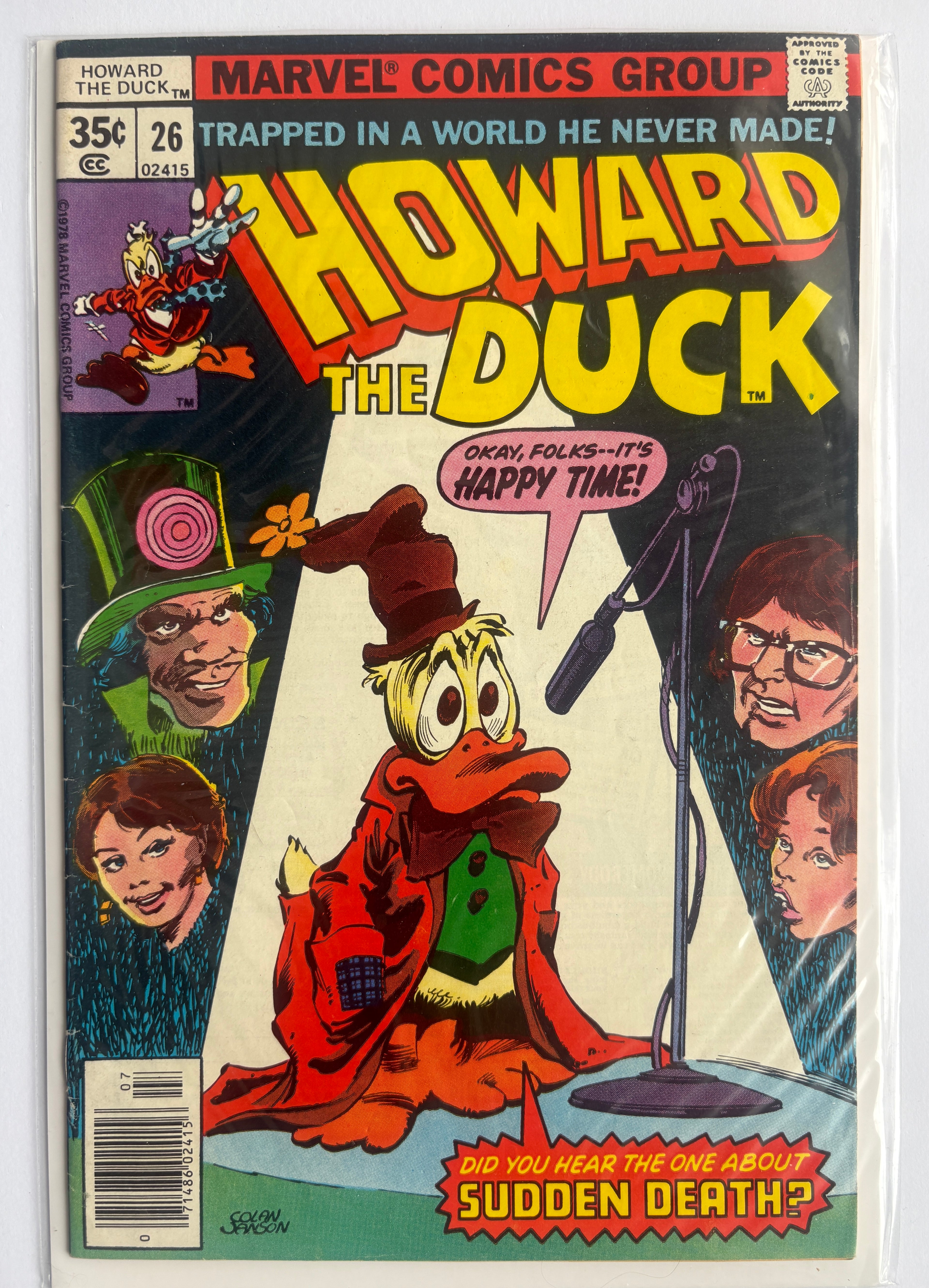 Howard the Duck #26 - Marvel Comics - July 1978 F/VF 7.0