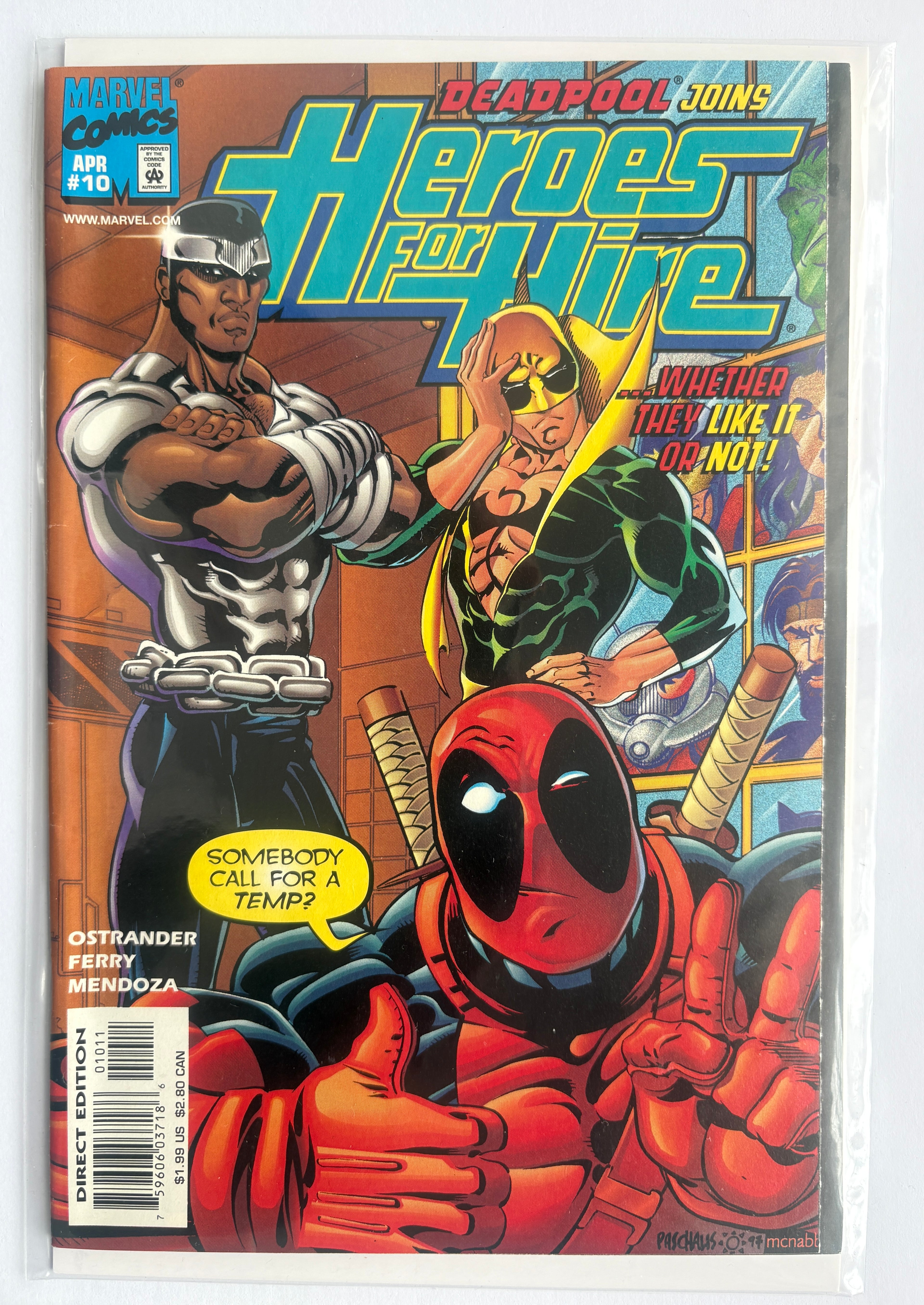 Heroes for Hire #10 - 1st Printing - Marvel Comics April 1998 VF- 7.5