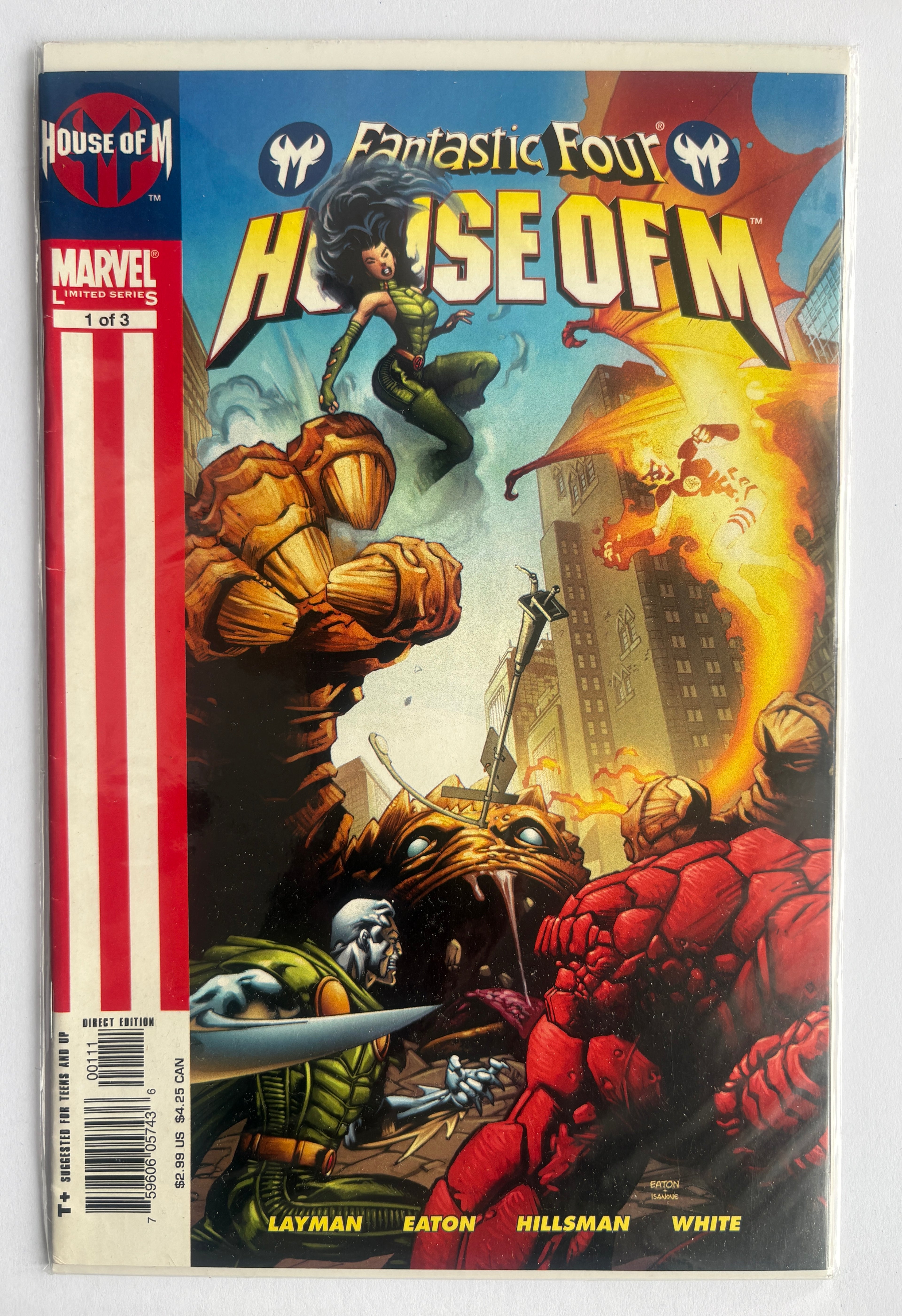 Fantastic Four: House of M #1 - 1st Printing Marvel September 2005 FN- 5.5