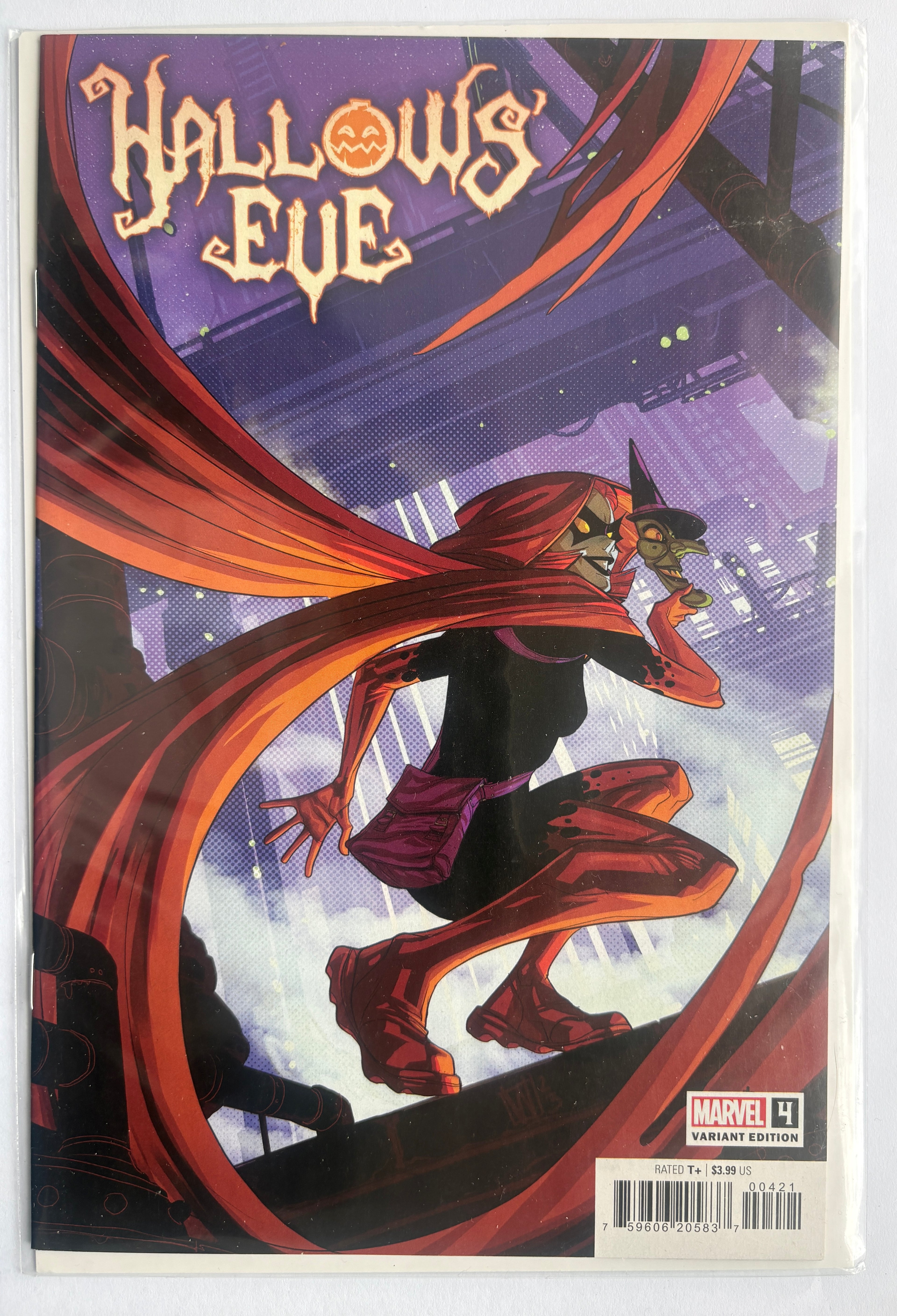 Hallows Eve #4 - 1st Print Variant Cover Marvel Comics August 2023 VF+ 8.5