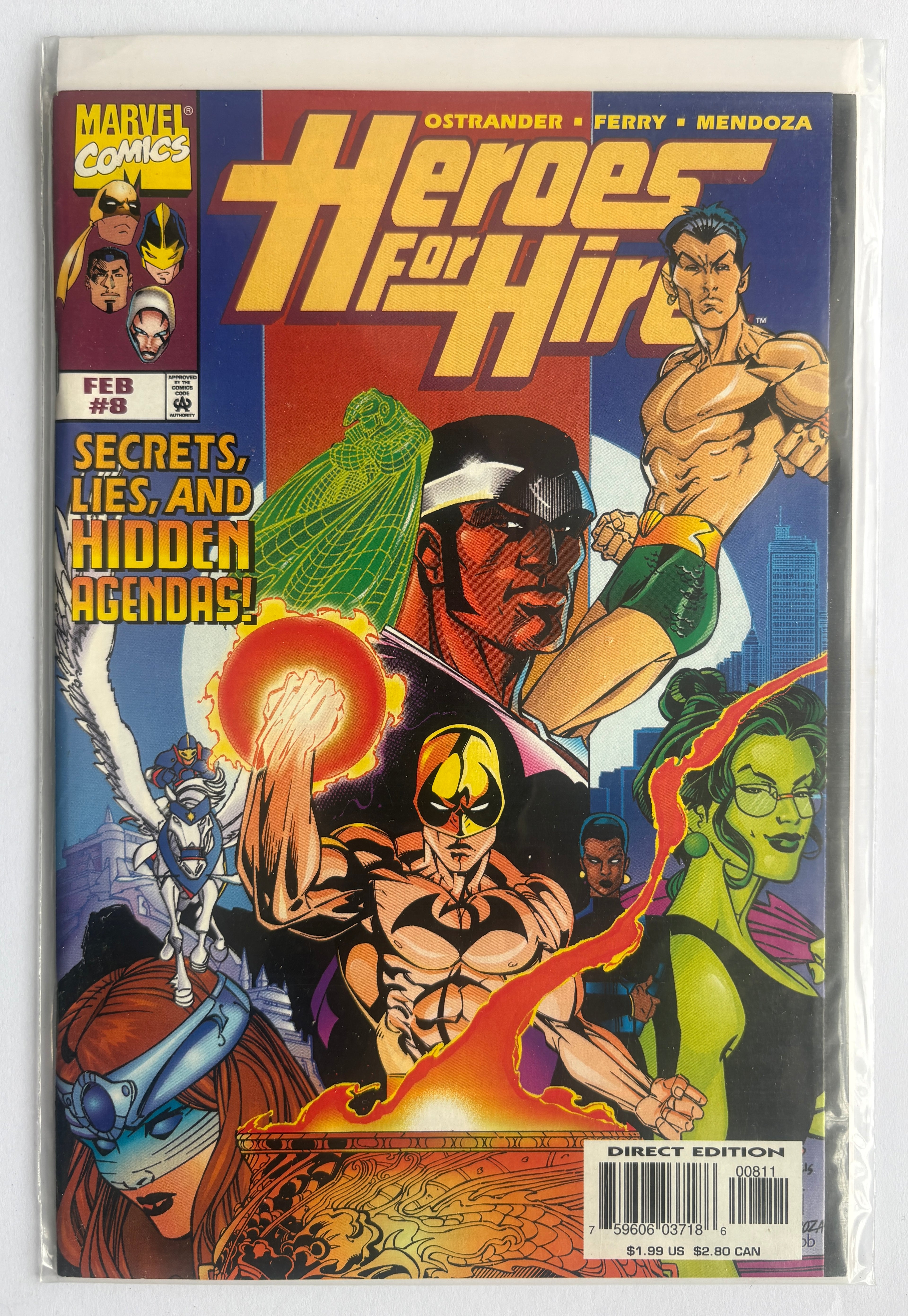Heroes for Hire #8 - 1st Printing - Marvel Comics February 1998 VF- 7.5