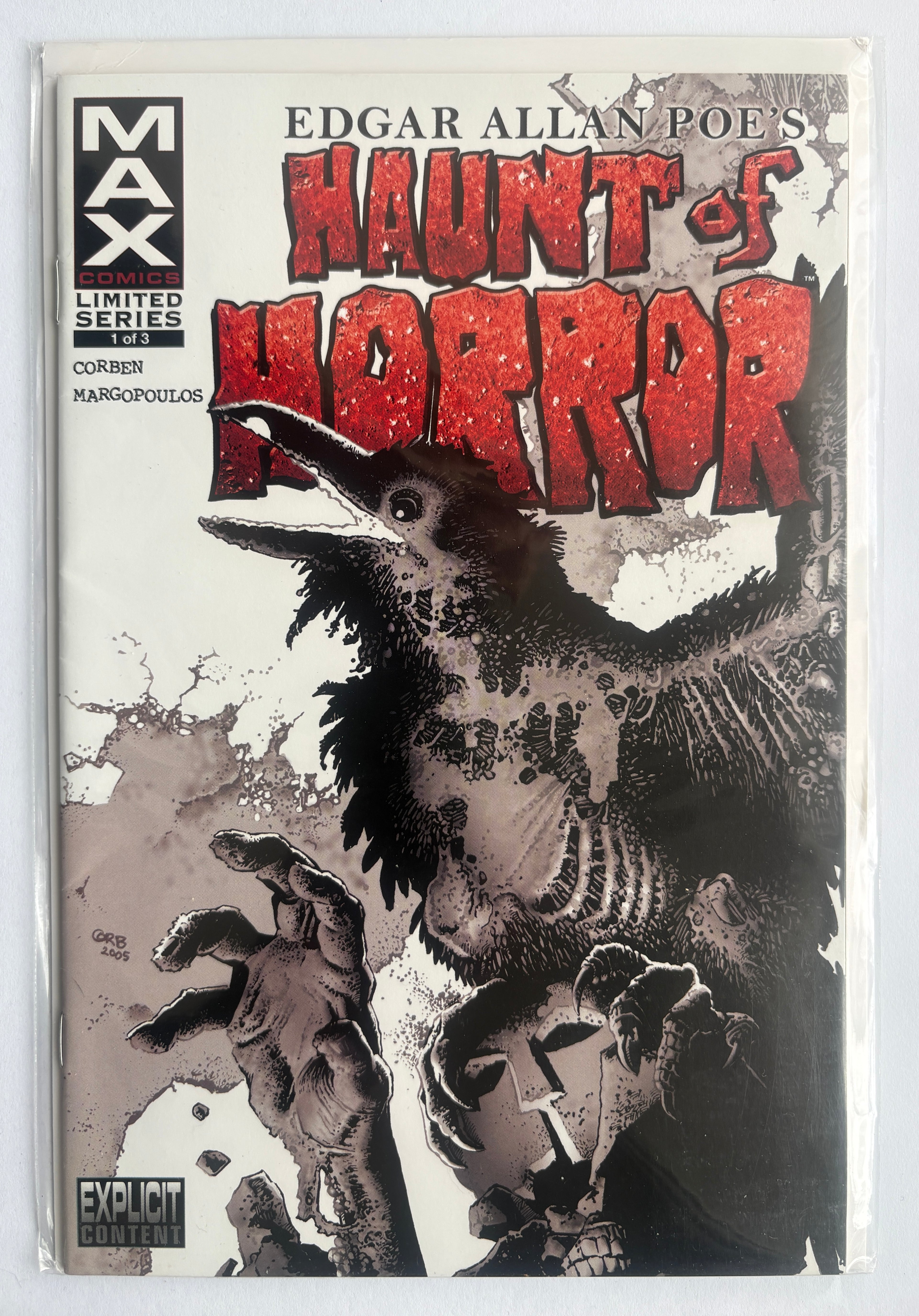 Haunt of Horror: Edgar Allan Poe #1 (1 of 3) Marvel Comics July 2006 VF 8.0