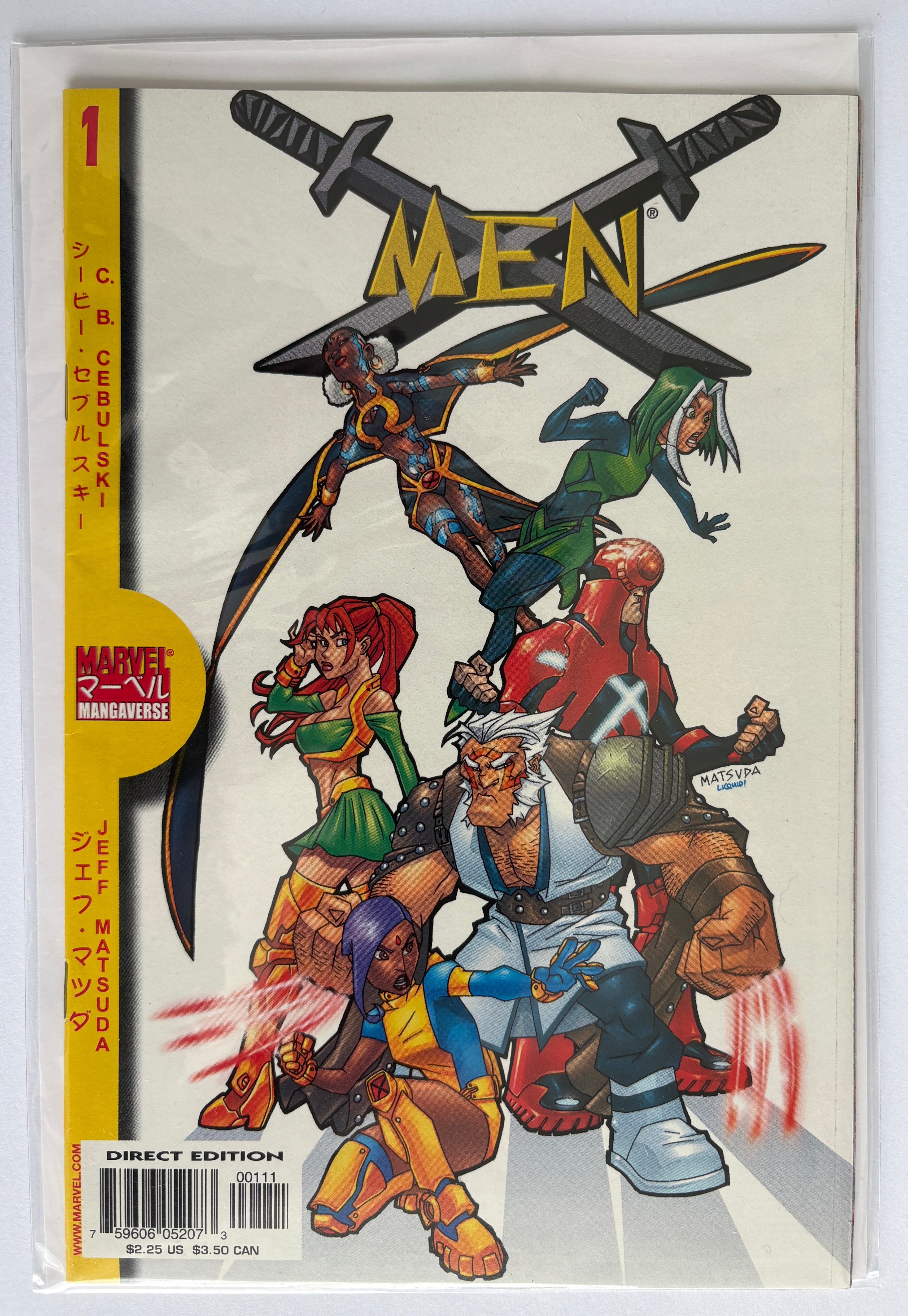 X-Men #1 - 1st Printing Marvel Mangaverse March 2002 VF/NM 9.0