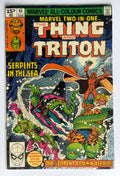 Marvel Two-in-One #65 - The Thing / Triton UK Variant July 1980 FN- 5.5