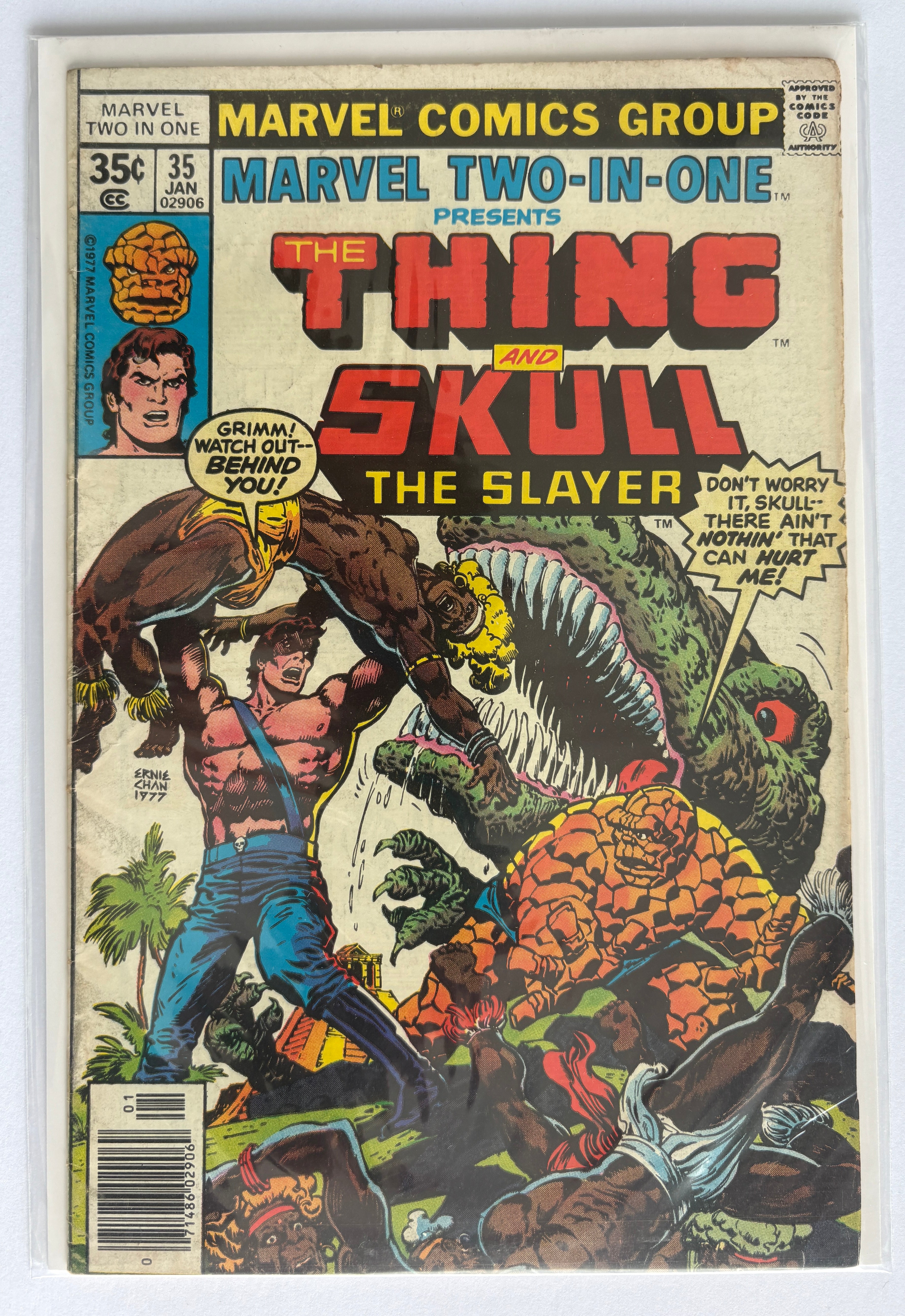 Marvel Two-in-One #35 The Thing / Skull the Slayer January 1978 VG 4.0