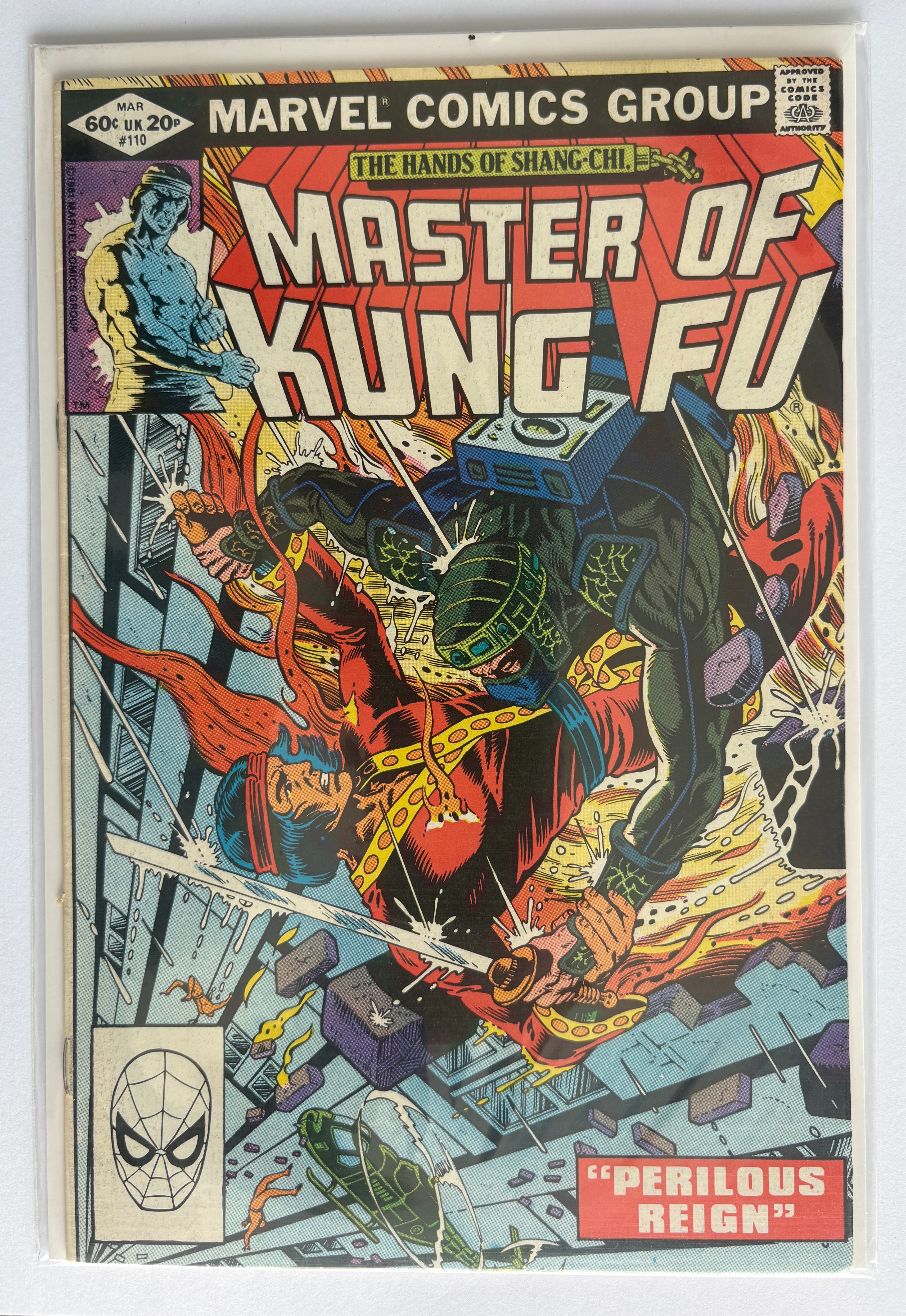 The Hands of Shang-Chi Master of Kung Fu #110 - Marvel March 1982 VF- 7.5