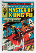 The Hands of Shang-Chi Master of Kung Fu #57 UK Price Variant Oct 1977 F/VF 7.0