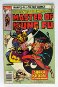 The Hands of Shang-Chi Master of Kung Fu #49 UK Price Variant February 1977 VF- 7.5
