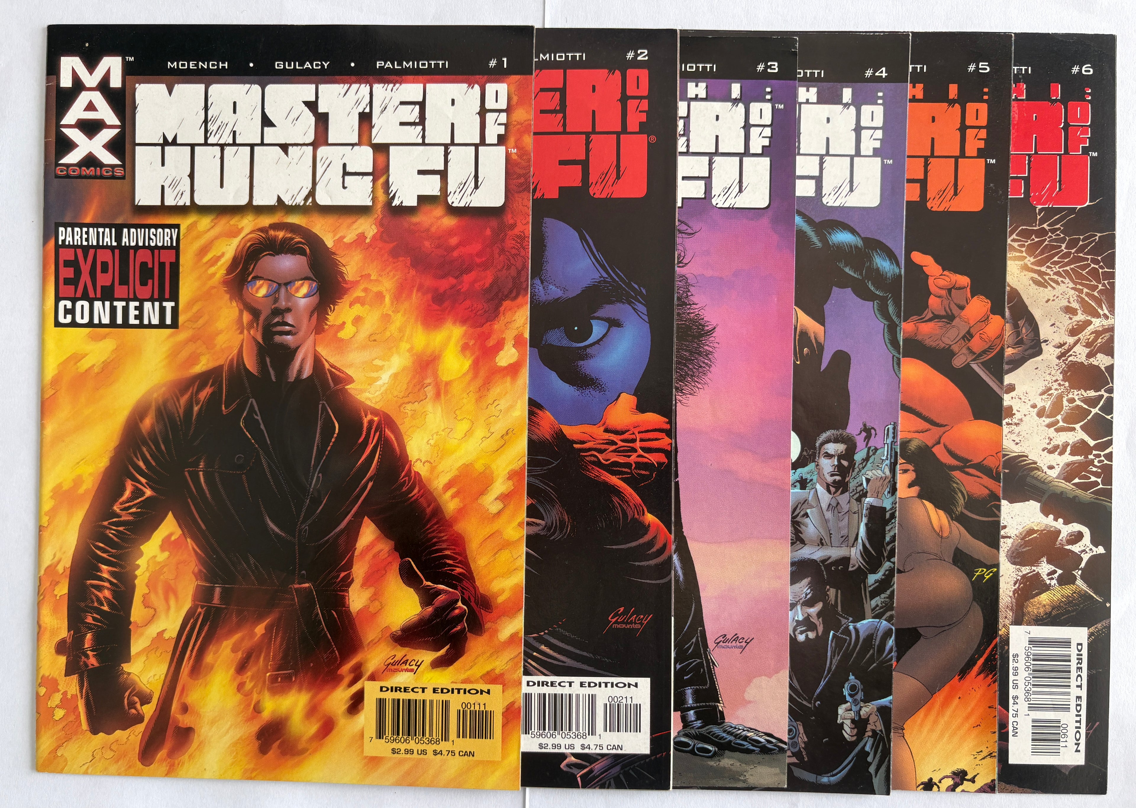 Shang Chi: Master of King-Fu #1 to 6  (6 Comics) - Marvel Comics 2002/3 VF+ 8.5