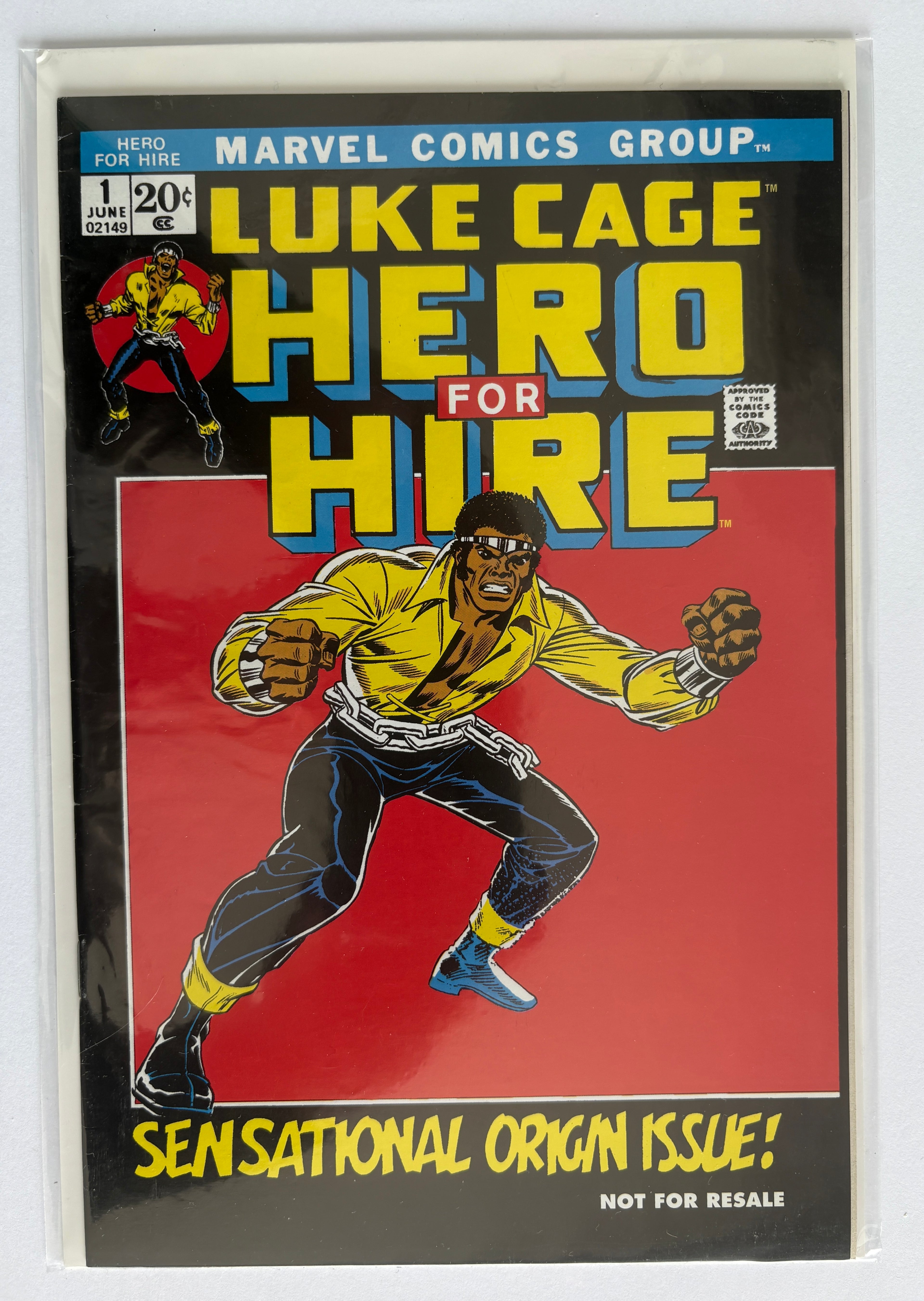 Luke Cage Hero for Hire #1 - Reprint Marvel Comics February 2006 F/VF 7.0