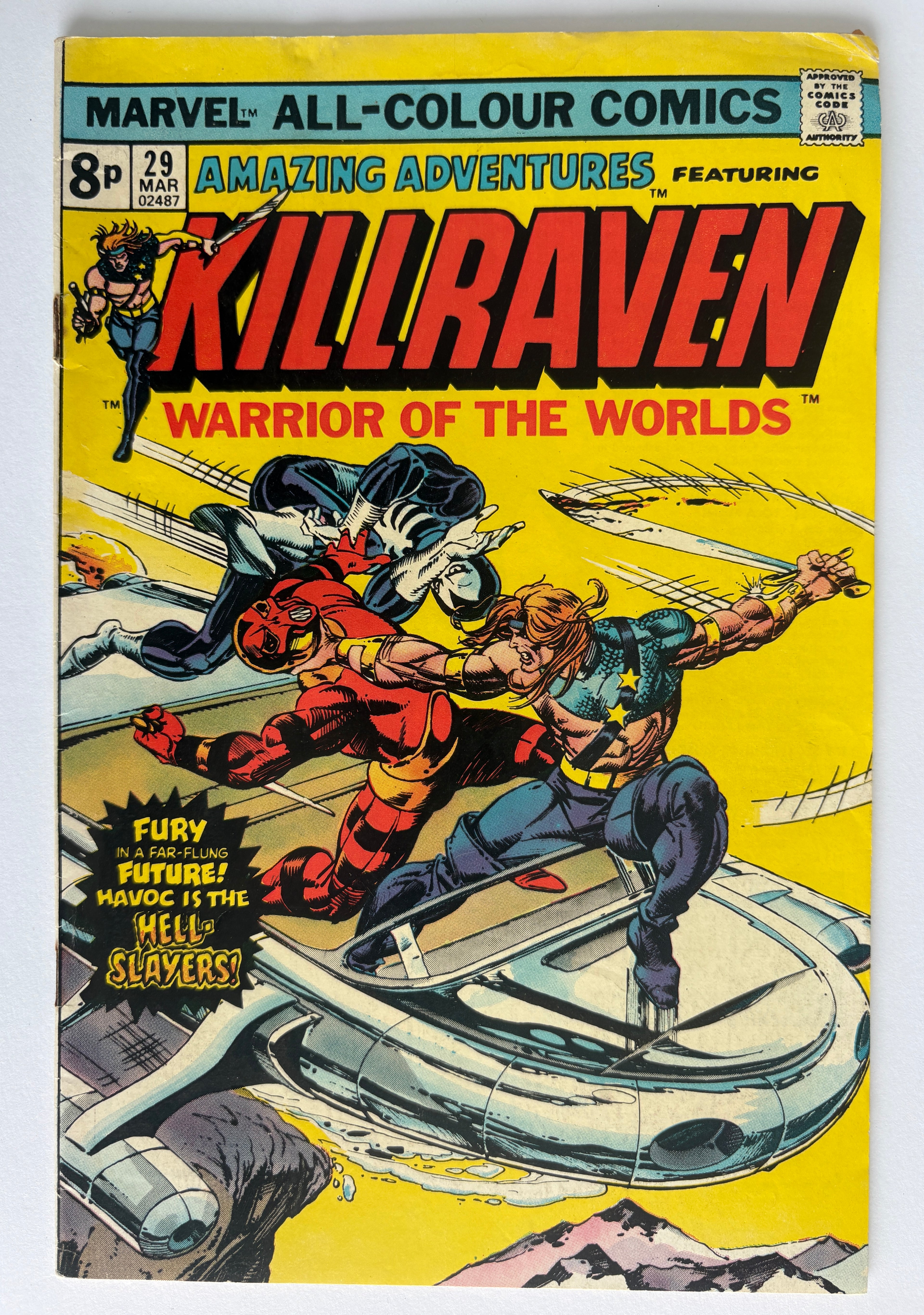 Amazing Adventures #29 - Featuring Killraven - UK Variant March 1975 GD/VG 3.0
