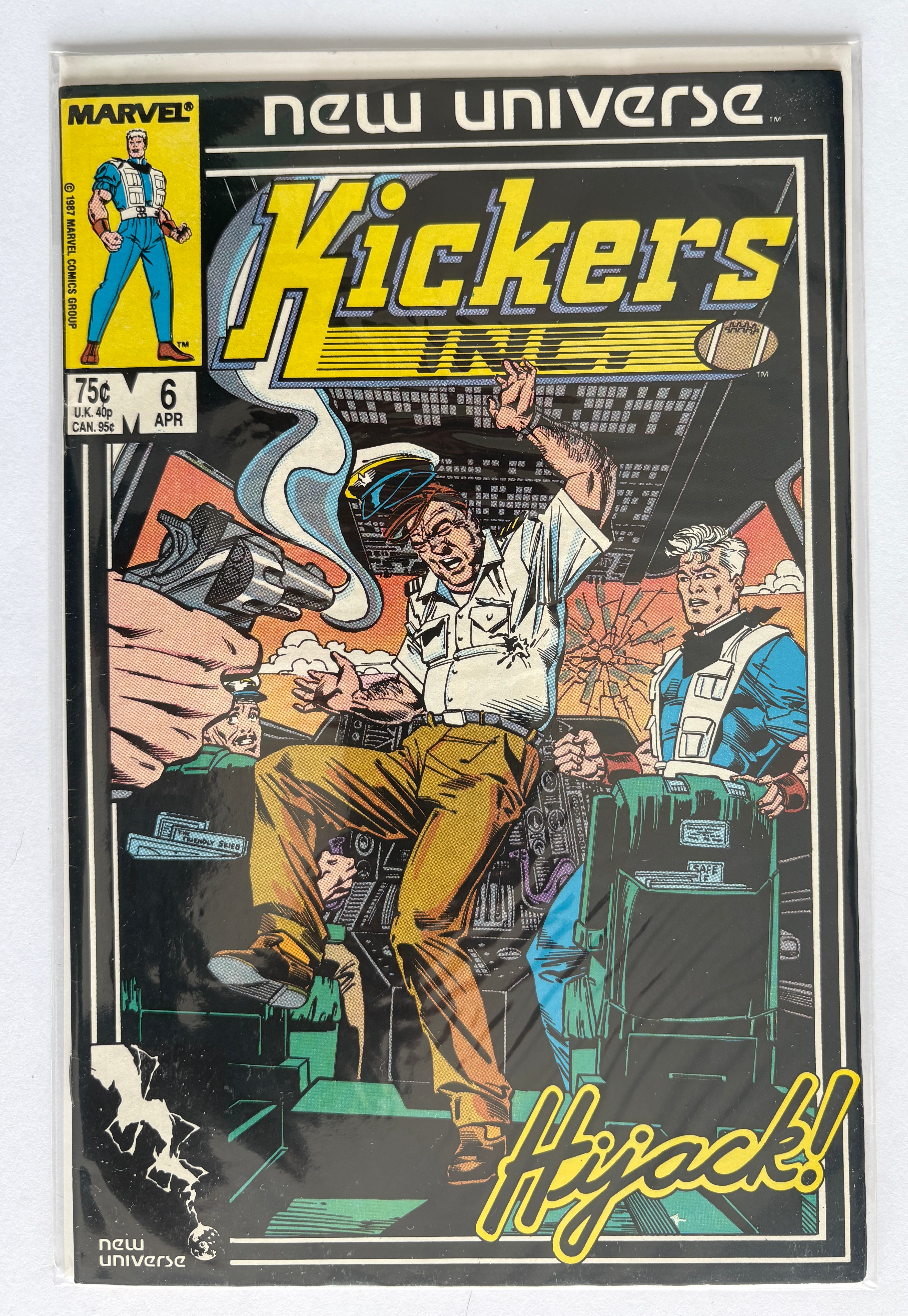 Kickers Inc. #6 - Marvel Comics April 1987 VF- 7.5