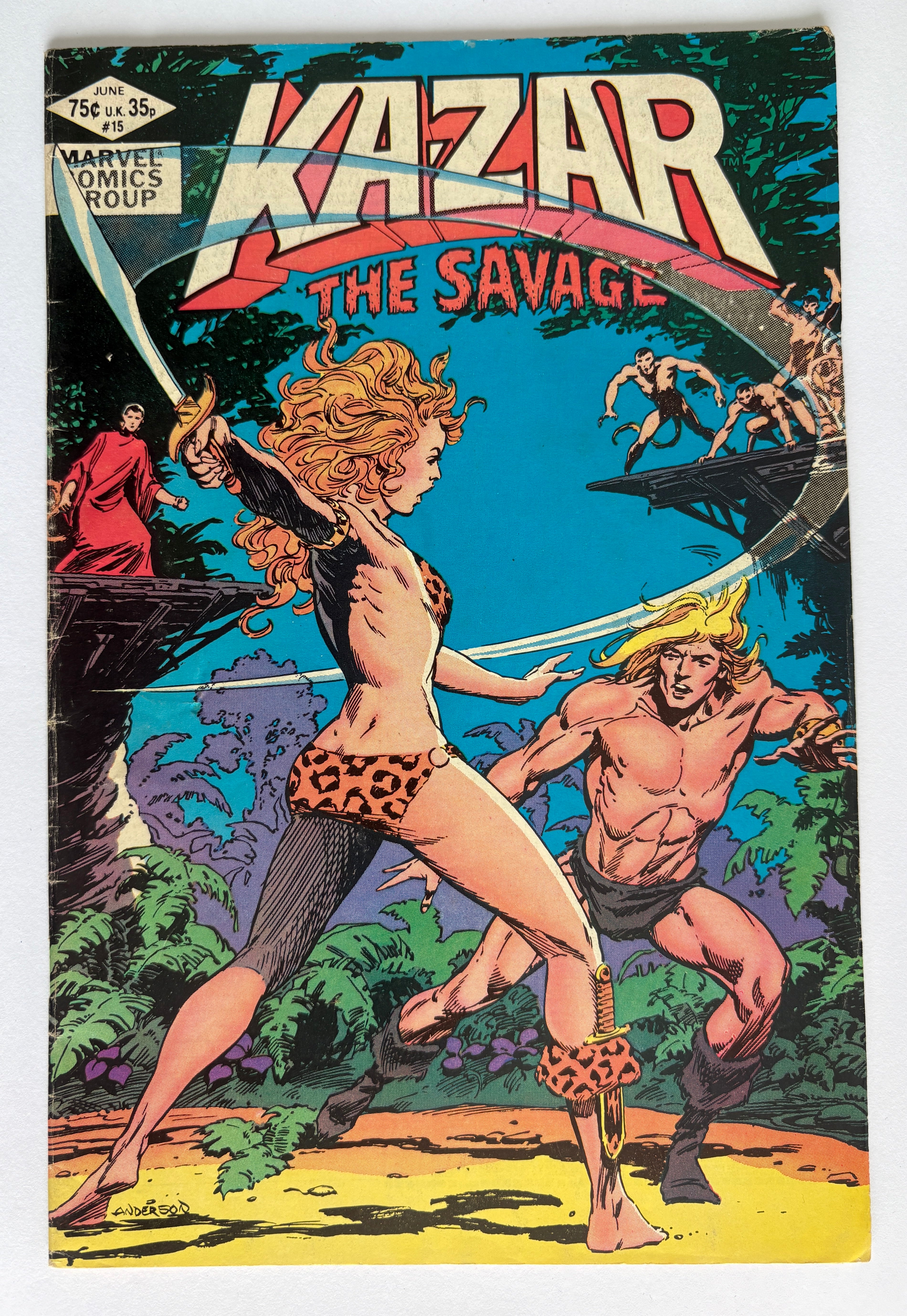 Ka-zar the Savage #15  - Marvel Comics June 1982 VG/FN 5.0