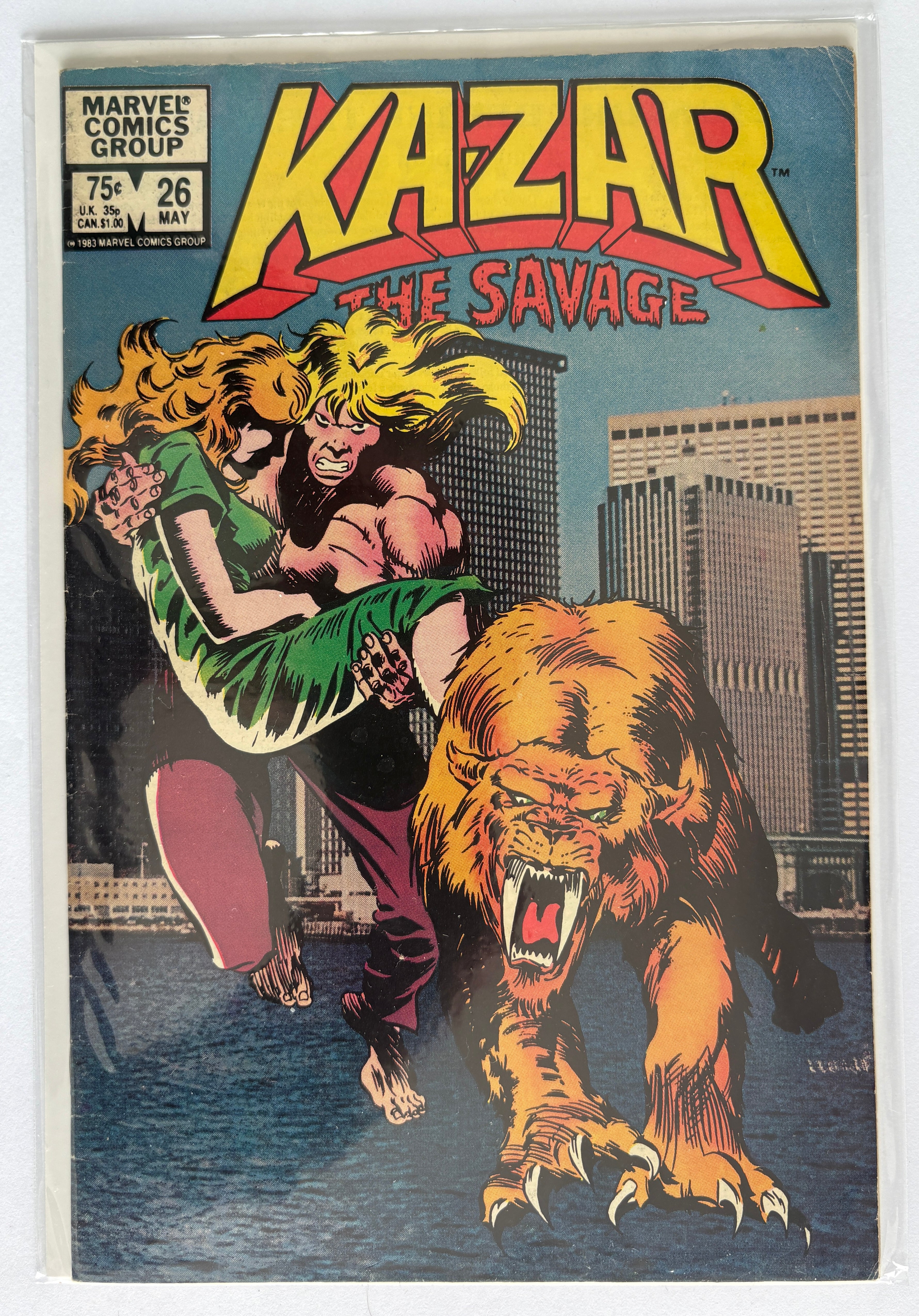 Ka-zar the Savage #26 - Marvel Comics May 1983 FN 6.0