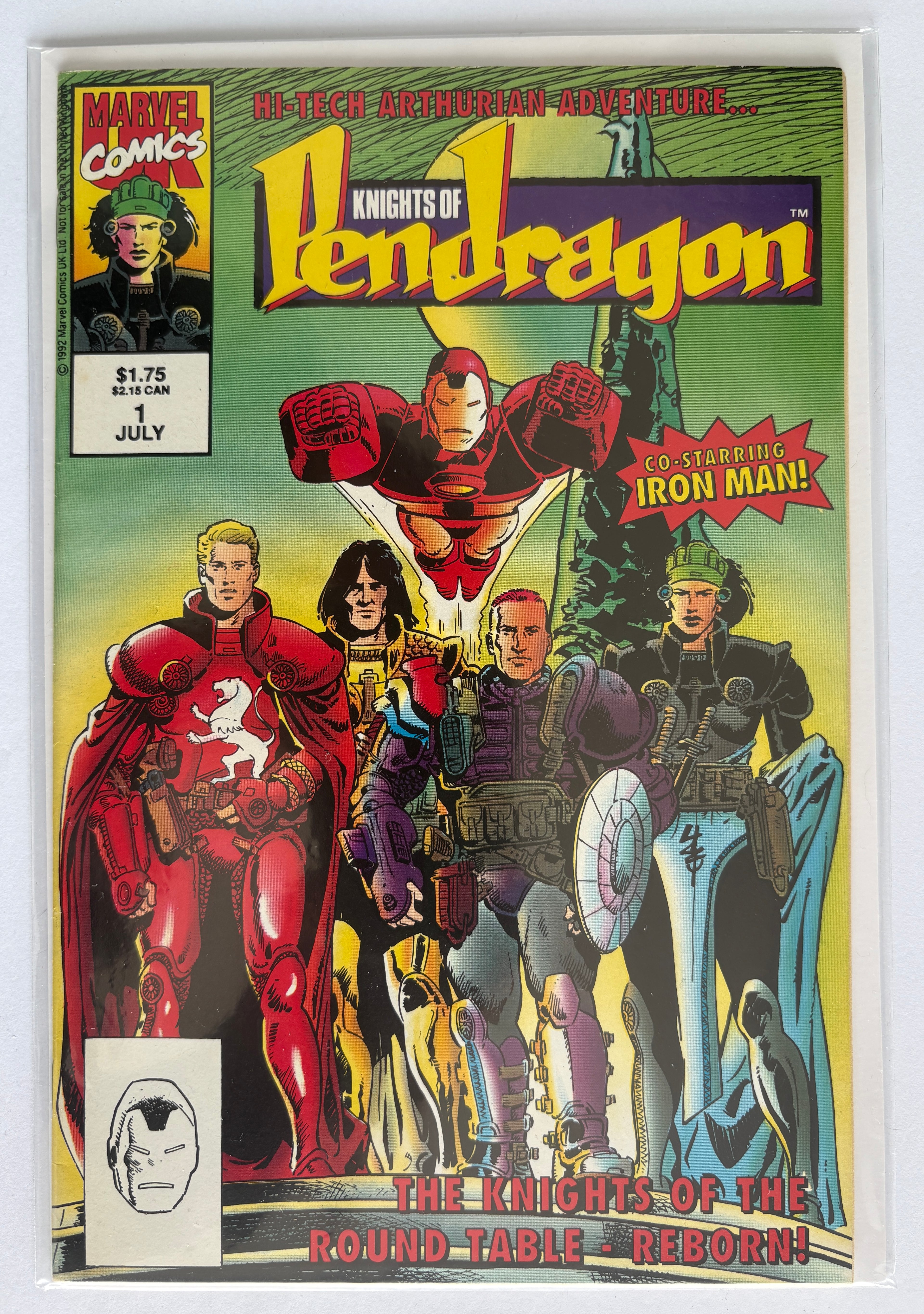 The Knights of Pendragon #1 - Marvel Comics July 1992 F/VF 7.0
