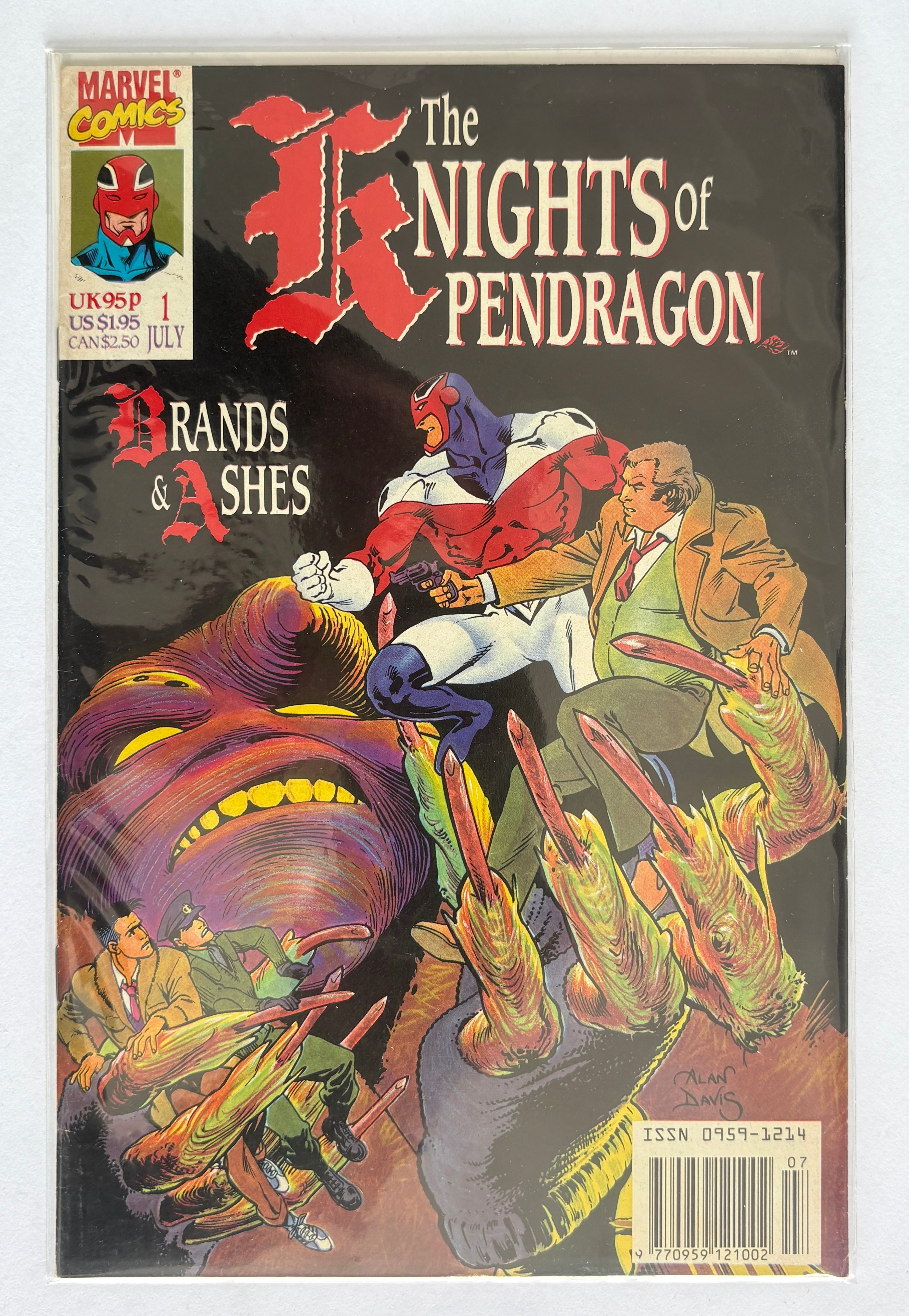 The Knights of Pendragon #1 - Marvel Comics July 1990 F/VF 7.0