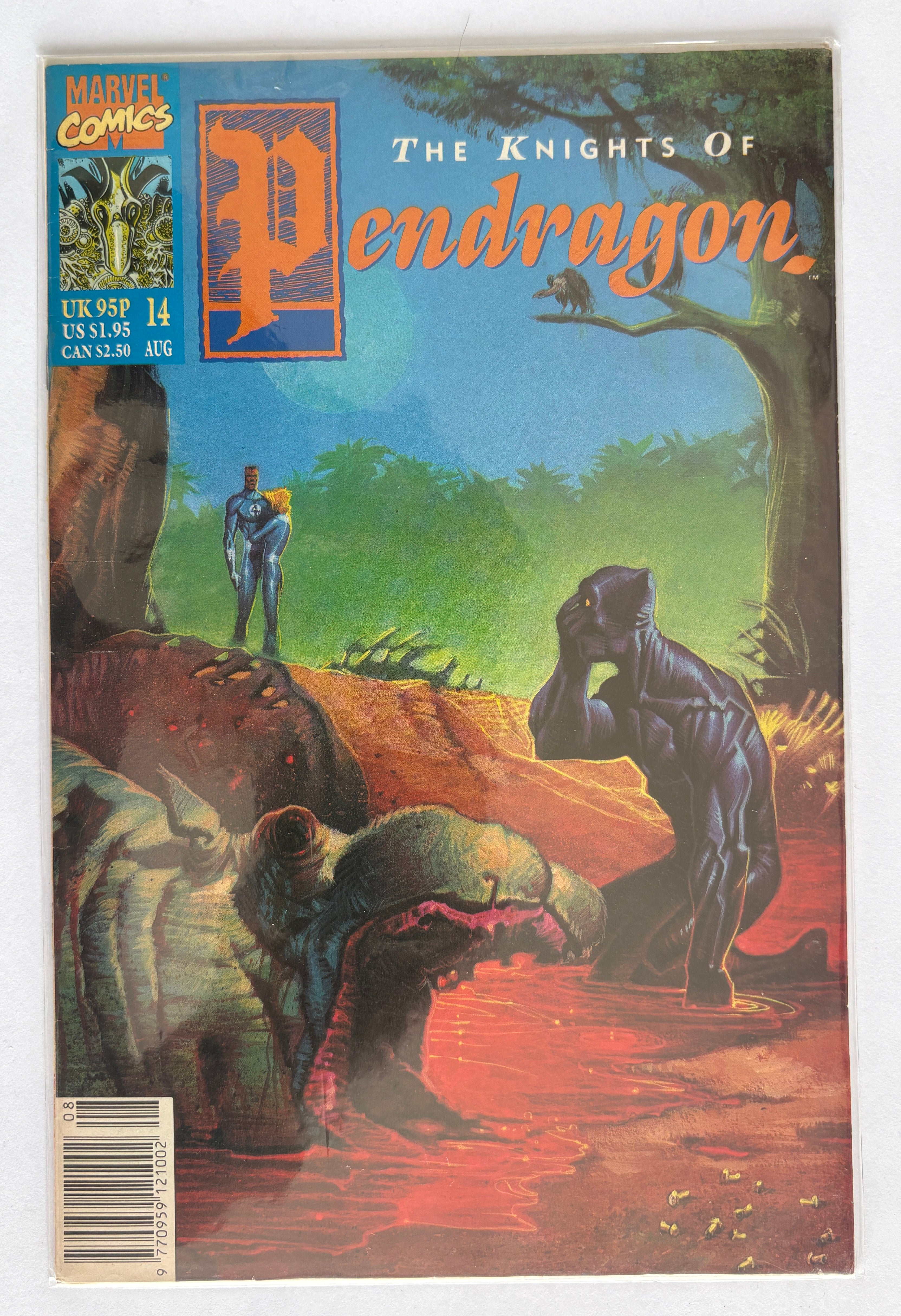 The Knights of Pendragon #14 - Marvel Comics August 1991 VF- 7.5