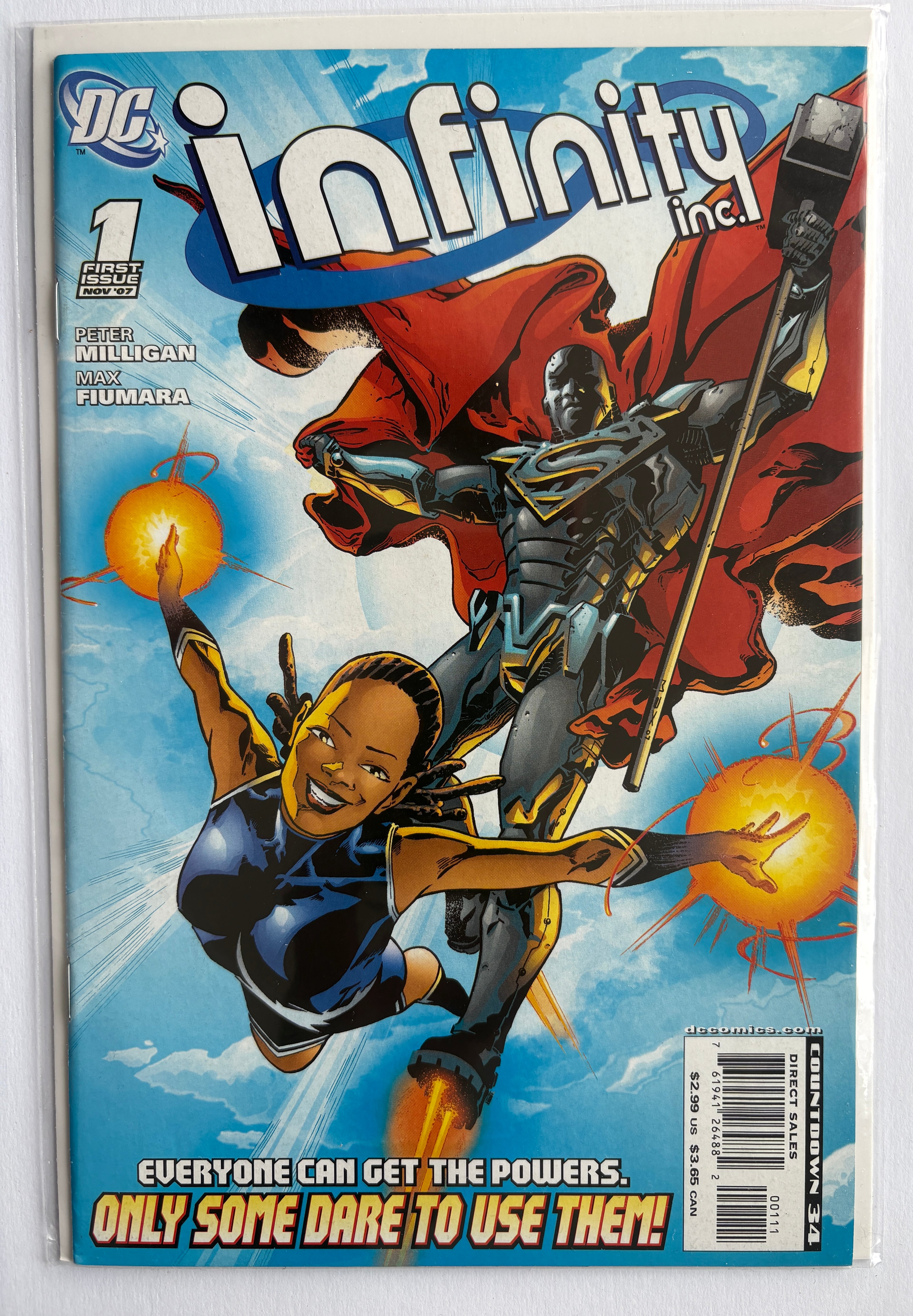 Infinity Inc. #1 - 1st Printing DC Comics November 2007 F/VF 7.0