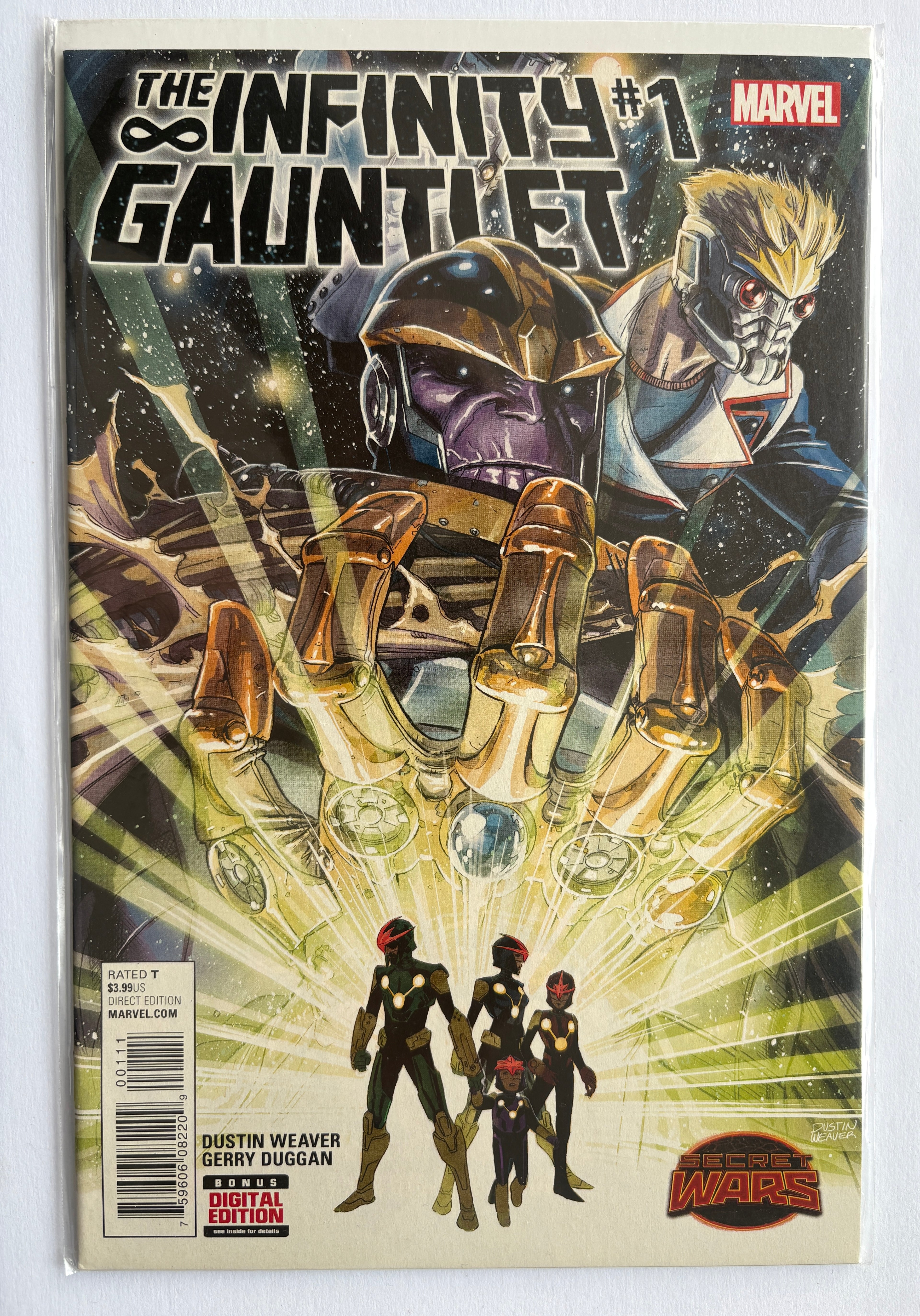 The Infinity Gauntlet #1 - 1st Printing Marvel Comics July 2015 NM- 9.2