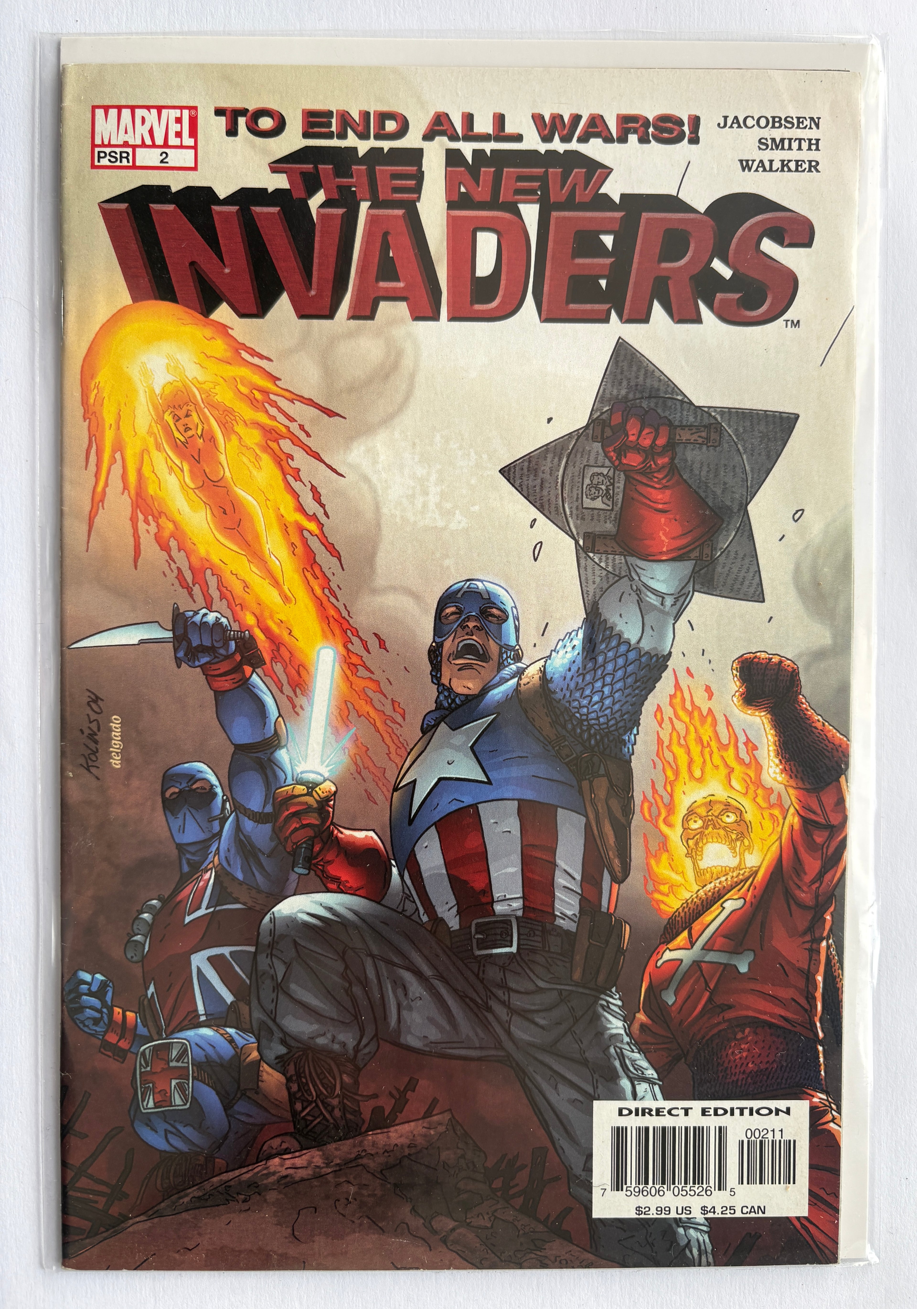 The New Invaders #2 - 1st Printing Marvel Comics November 2004 FN 6.0