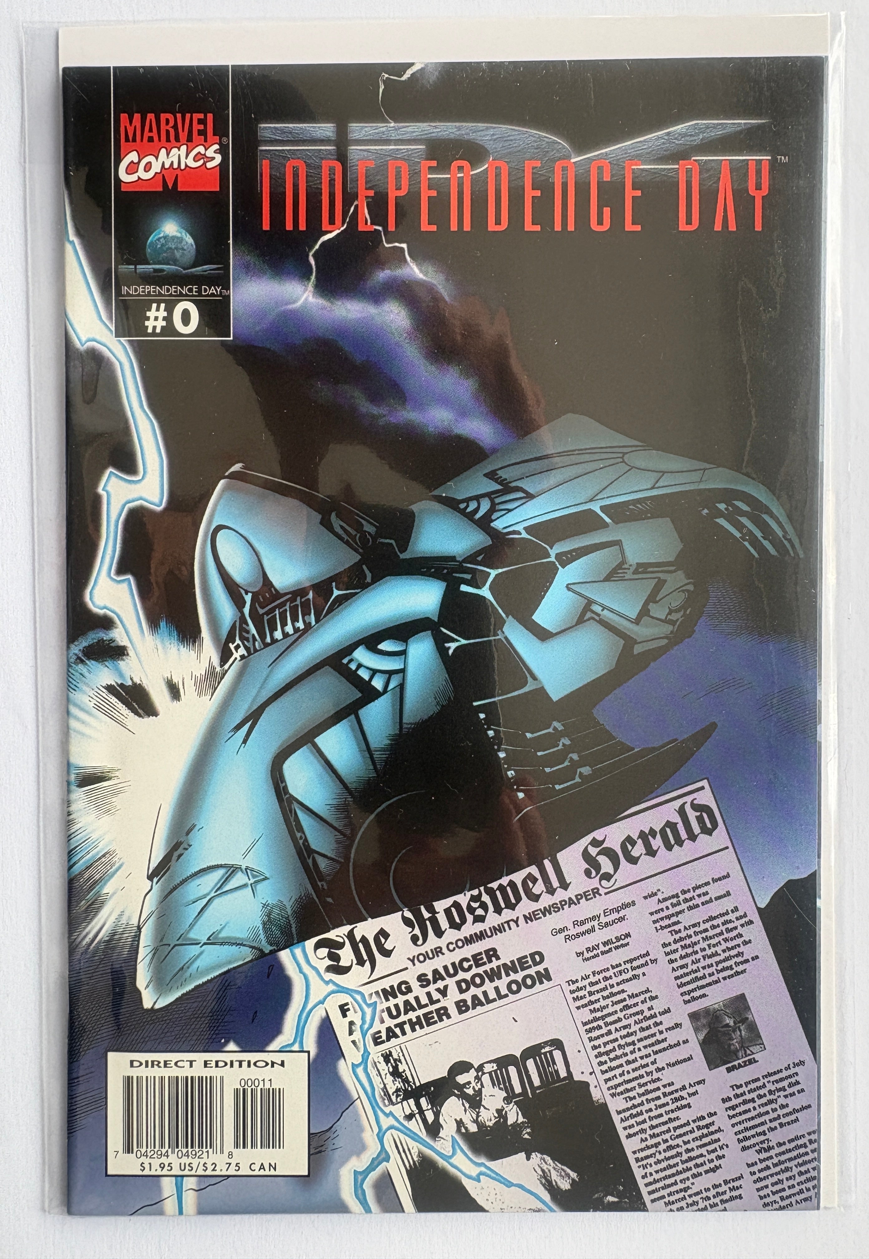 Independence Day #0 - 1st Printing Marvel Comics June 1996 VF/NM 9.0