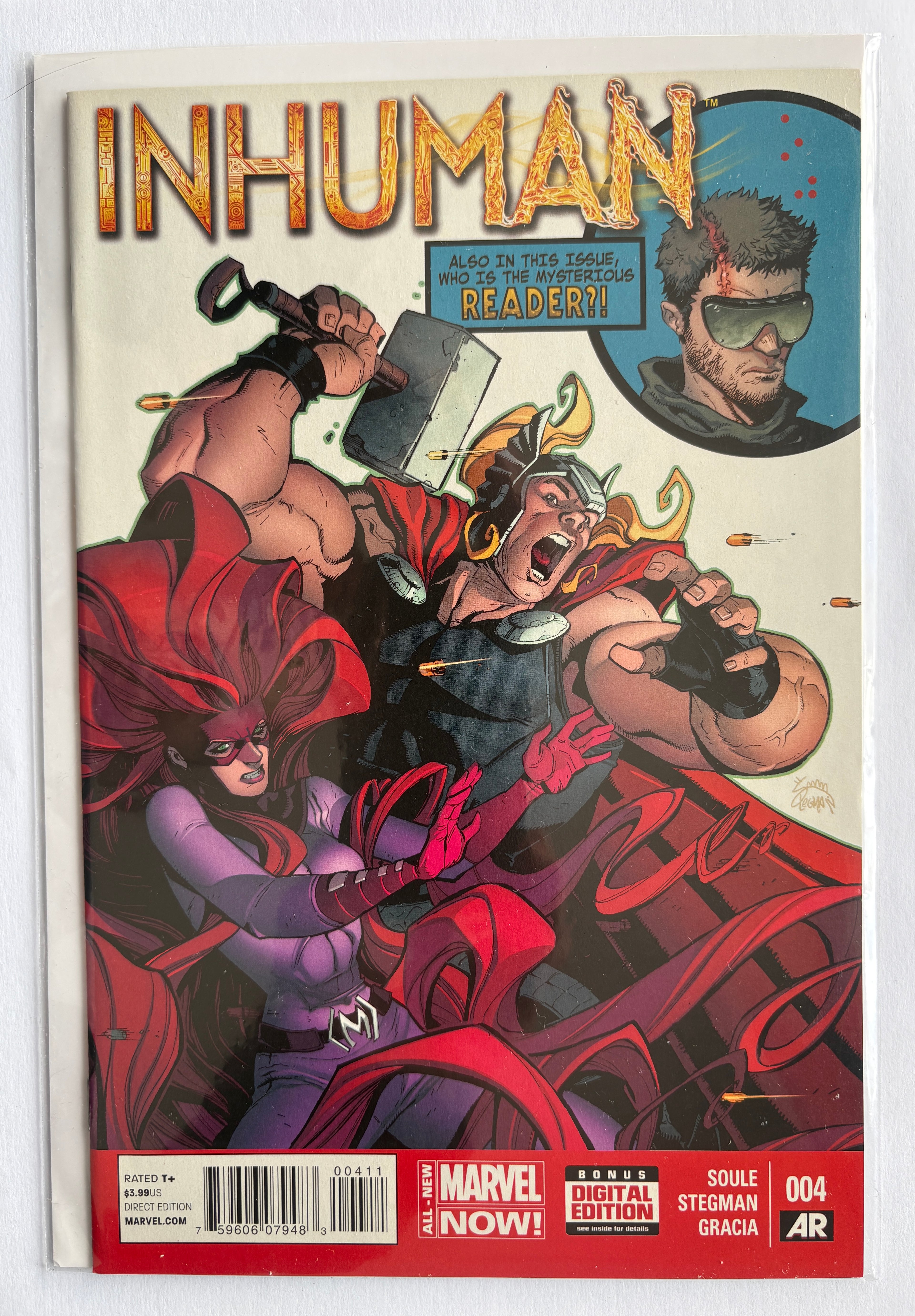 Inhuman #4 - 1st Printing Marvel Comics - October 2014 VF+ 8.5