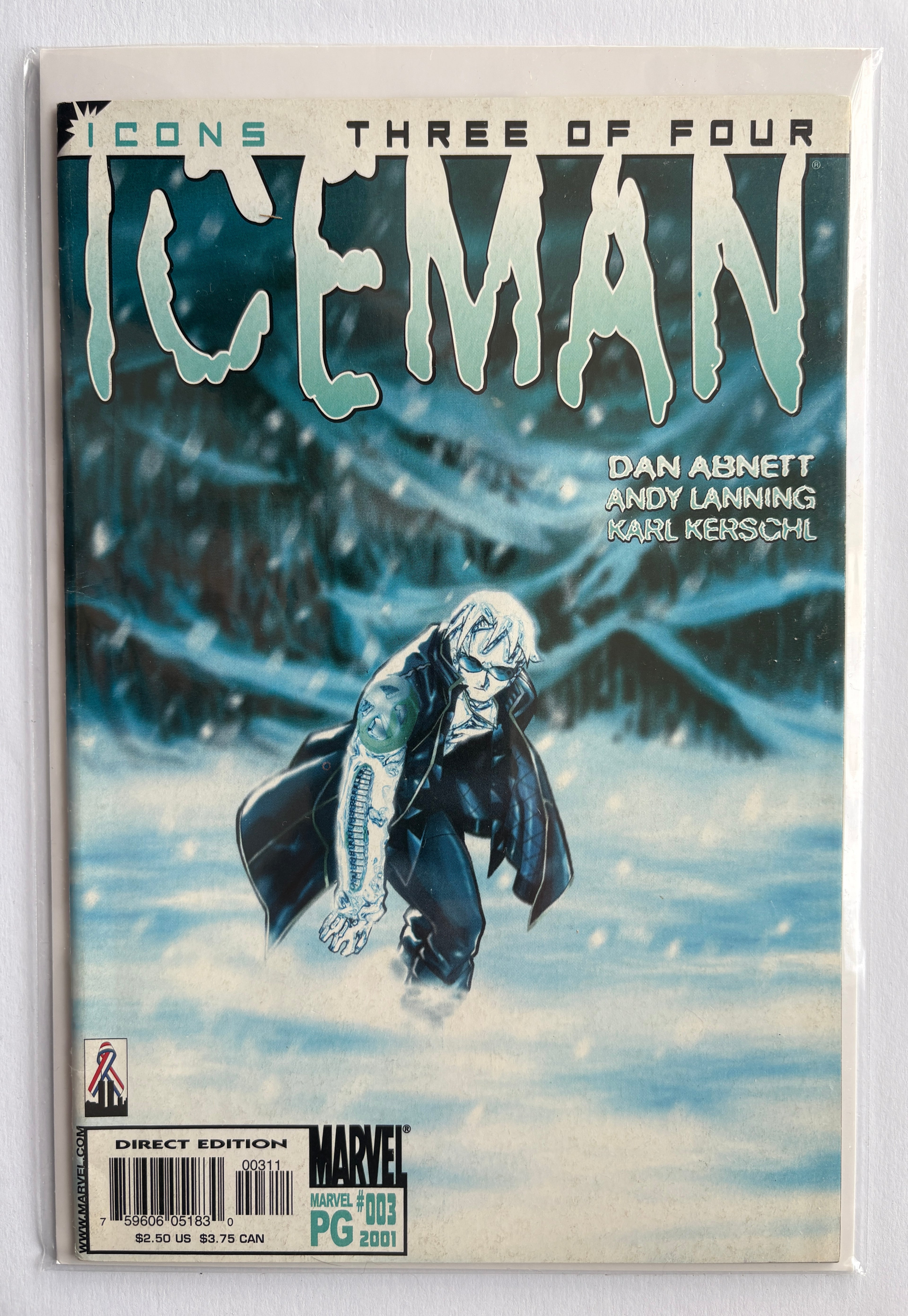 Iceman #3 - (3 of 4) - Marvel Comics  February 2002 F/VF 7.0