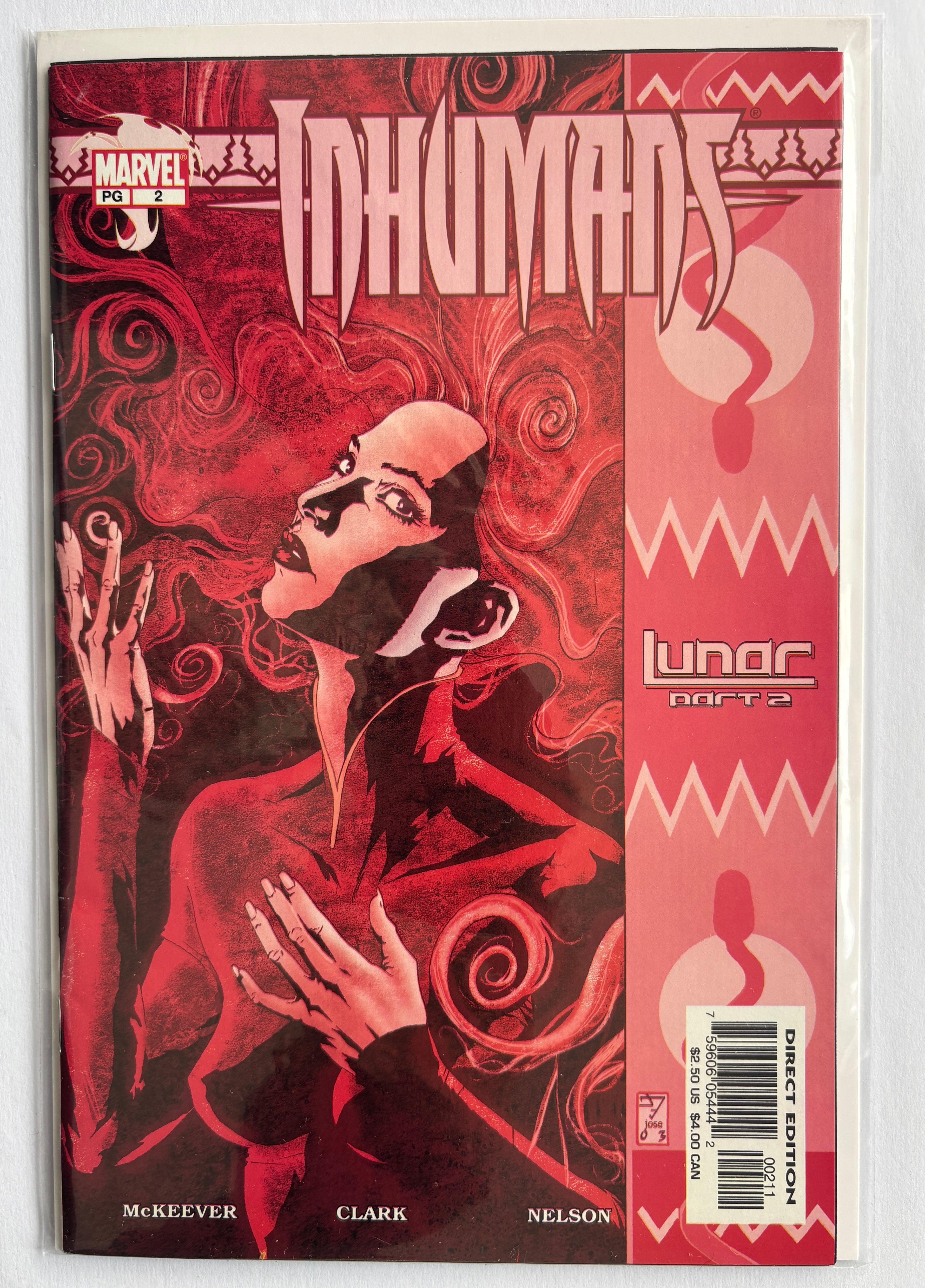 Inhumans #2 - 1st Printing Marvel Comics July 2003 F/VF 7.0